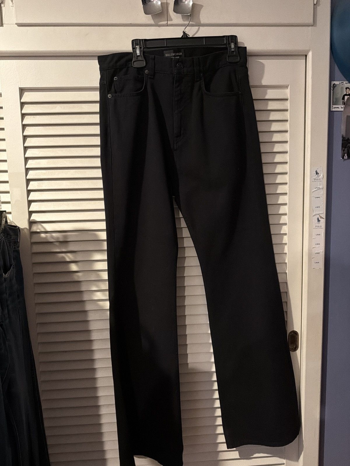 Balenciaga Balenciaga garde-robe black flared jeans size 30 fit 36 Size US 36 / EU 52 - 2 Thumbnail