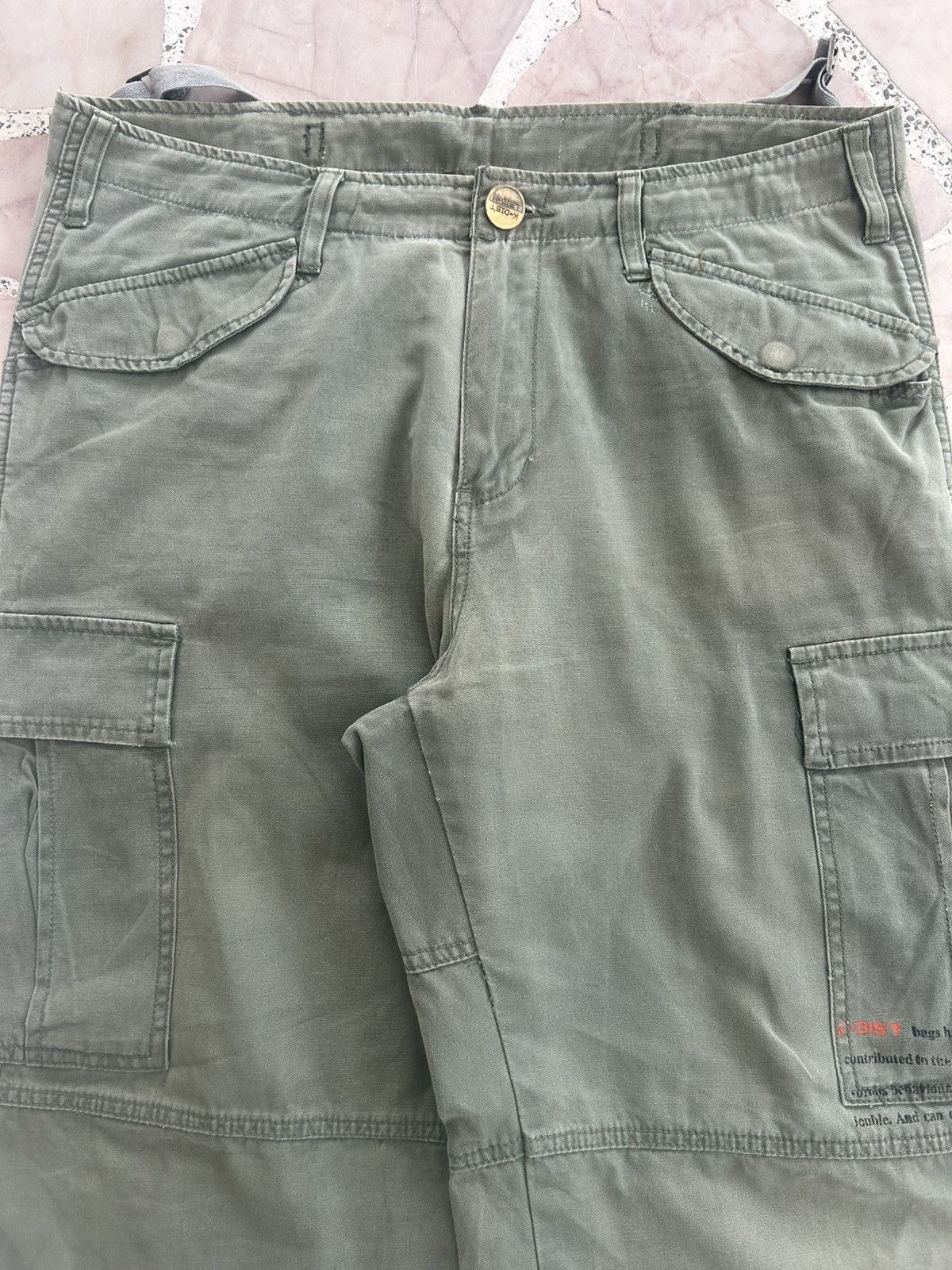 Japanese Brand K-Dist Japan Vintage Fatigue Cargo Pants Size US 34 / EU 50 - 4 Thumbnail