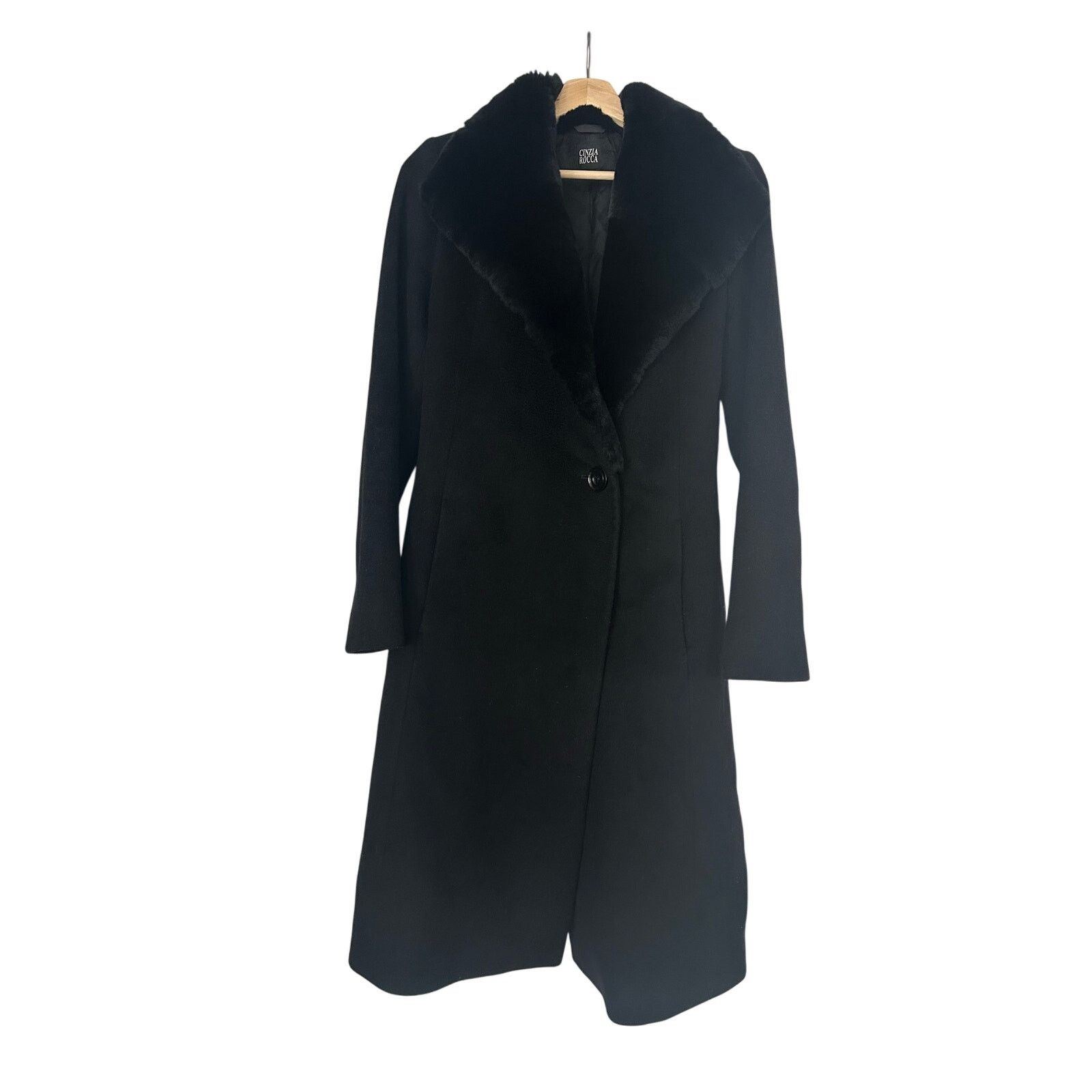 Cinzia Rocca Cinzia Rocca long black fur coat - Size 2 - MINT Size US S / EU 44-46 / 1 - 1 Thumbnail