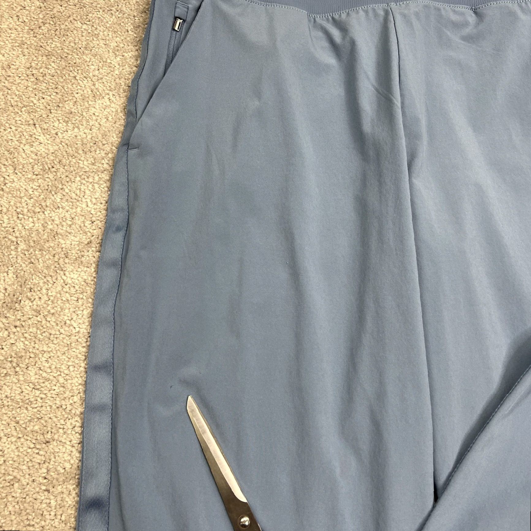 Athleta Athleta Nolita Slim Tapered Crop Pants 16 (34x24) Blue Stretch Pockets Casual Size 38" / US 16 / IT 52 - 5 Thumbnail