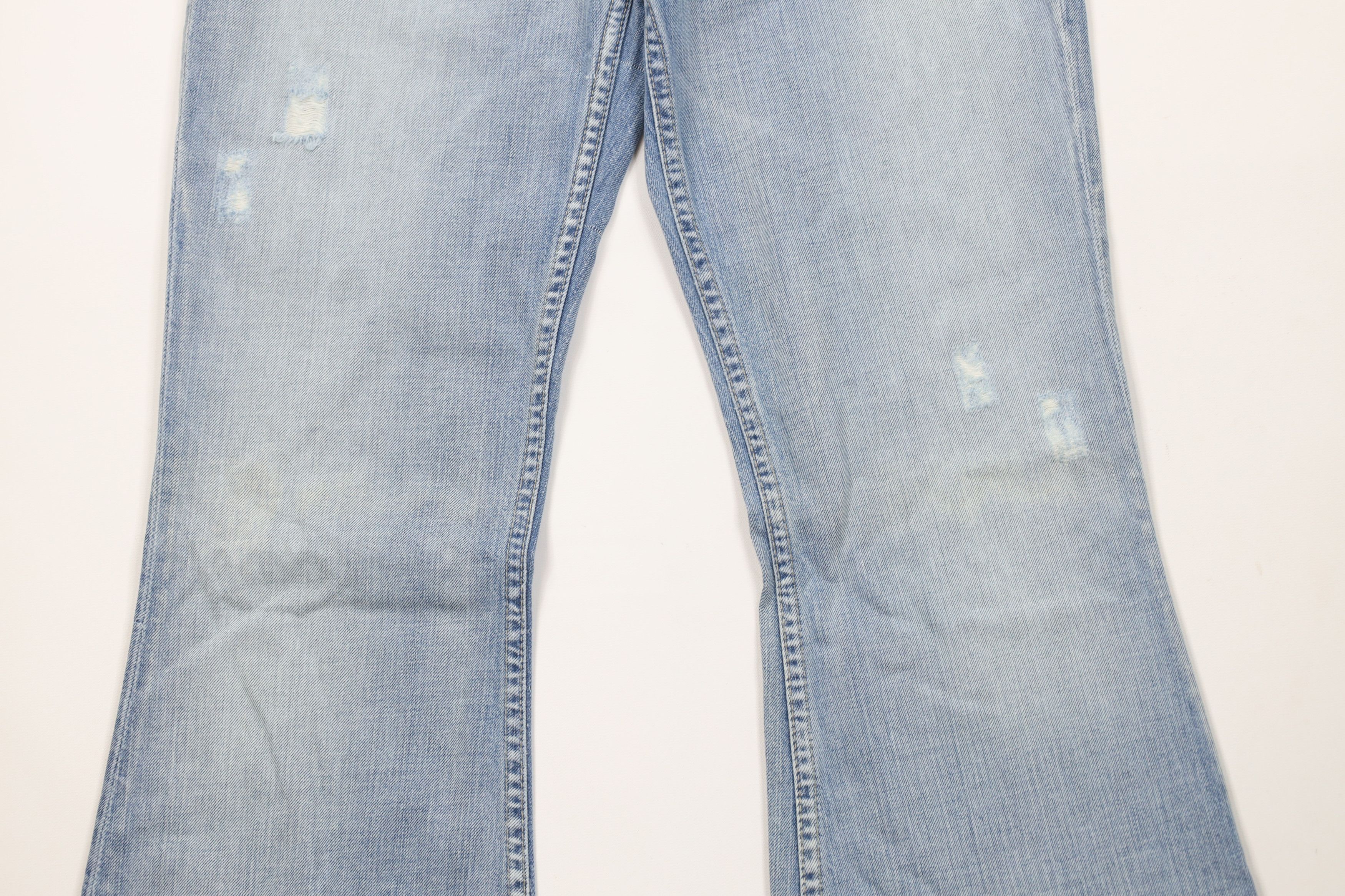 Vintage New Buckle BKE Star Thick Stitch Flared Bell Bottoms Jeans Size 29" - 3 Thumbnail