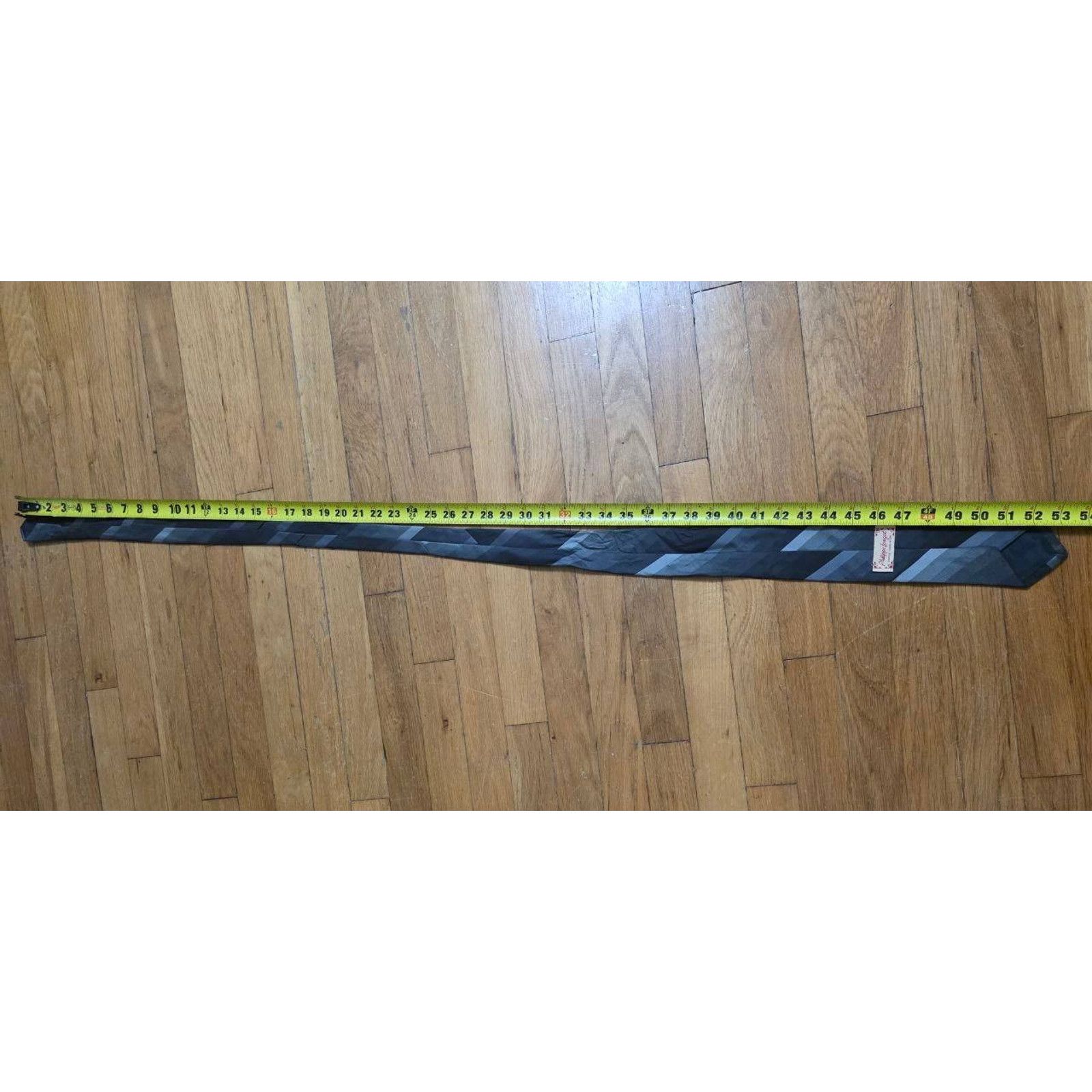 Philipp Plein Philippe Longet Vintage Paris Tie Black/Gray One Siz A001160 Size ONE SIZE - 4 Thumbnail