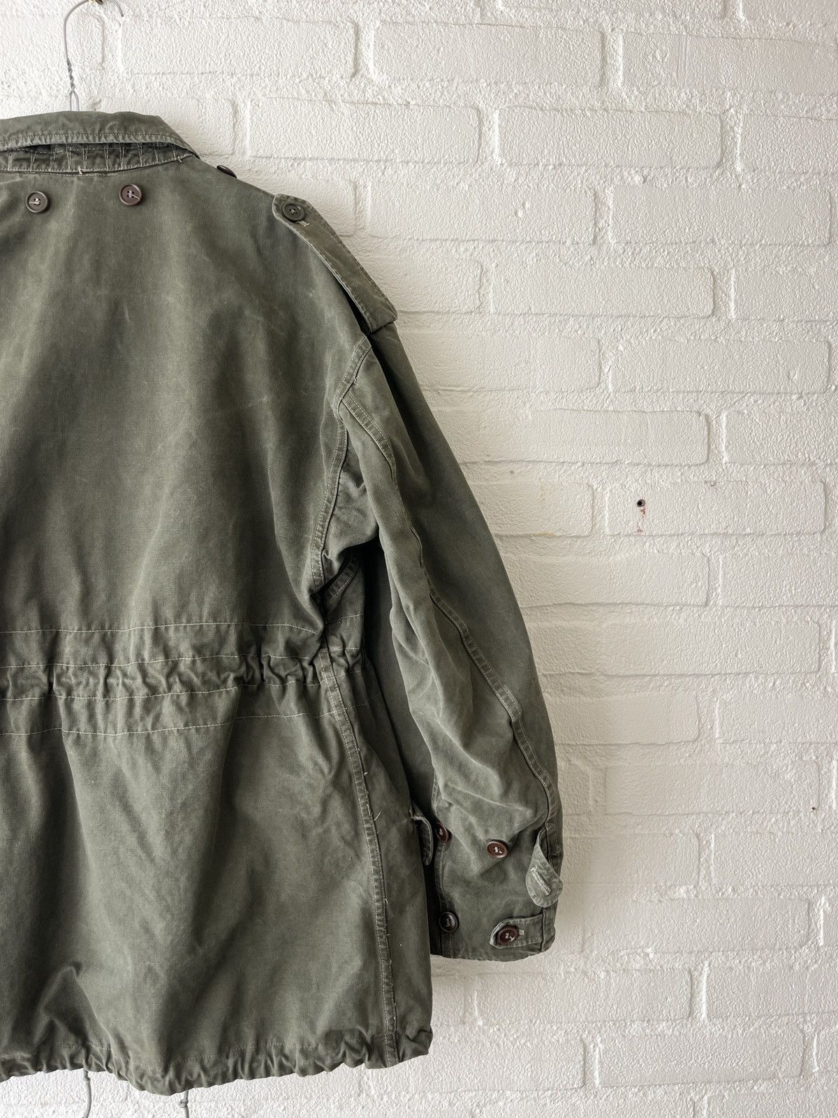 Vintage Vintage military army jacket 50s Size US M / EU 48-50 / 2 - 13 Thumbnail