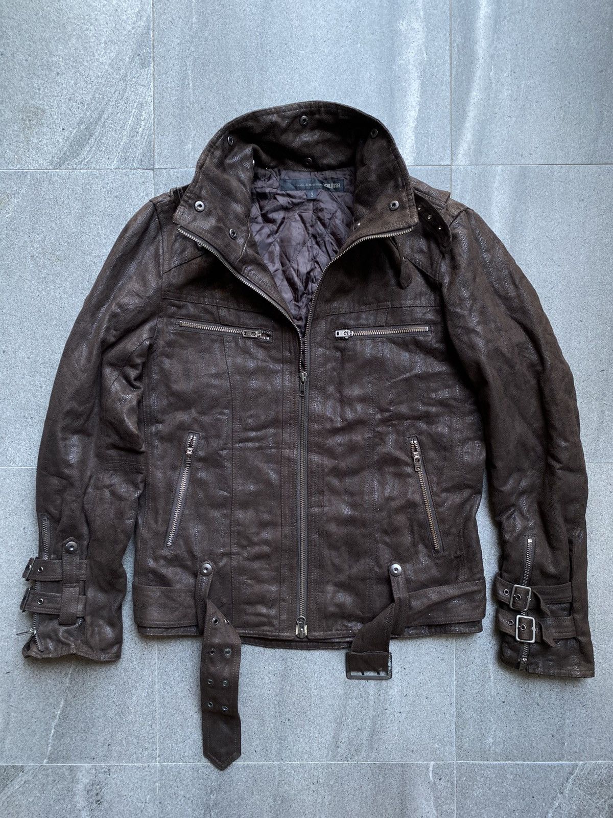 Schlussel Schlussel Brown Rider Jacket – Synthetic Leather Size US M / EU 48-50 / 2 - 1 Thumbnail