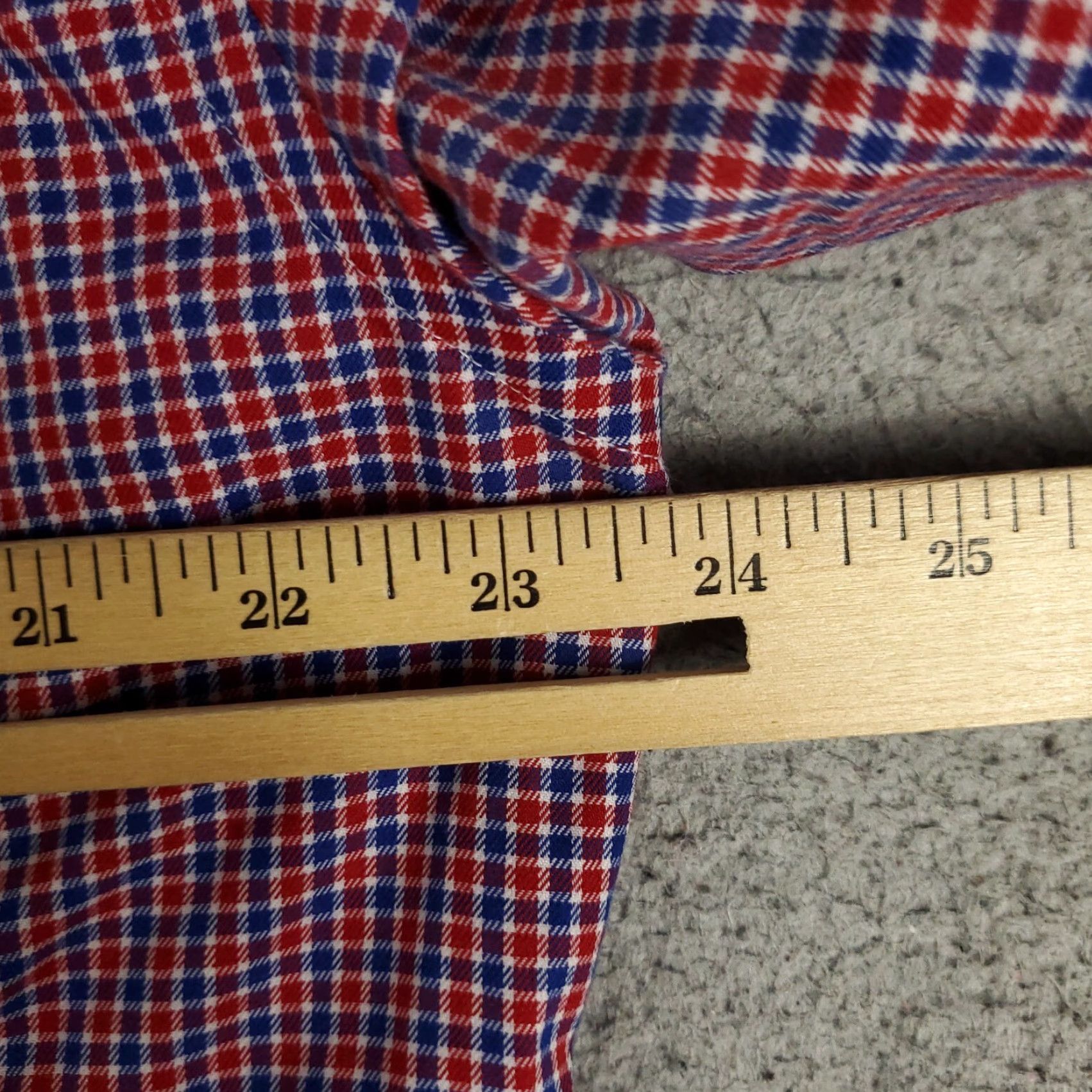 Brooks Brothers Brooks Brothers Button-Up Shirt Mens Large Red Blue Check Long Sleeve Collared Regular Fit Size US L / EU 52-54 / 3 - 6 Thumbnail
