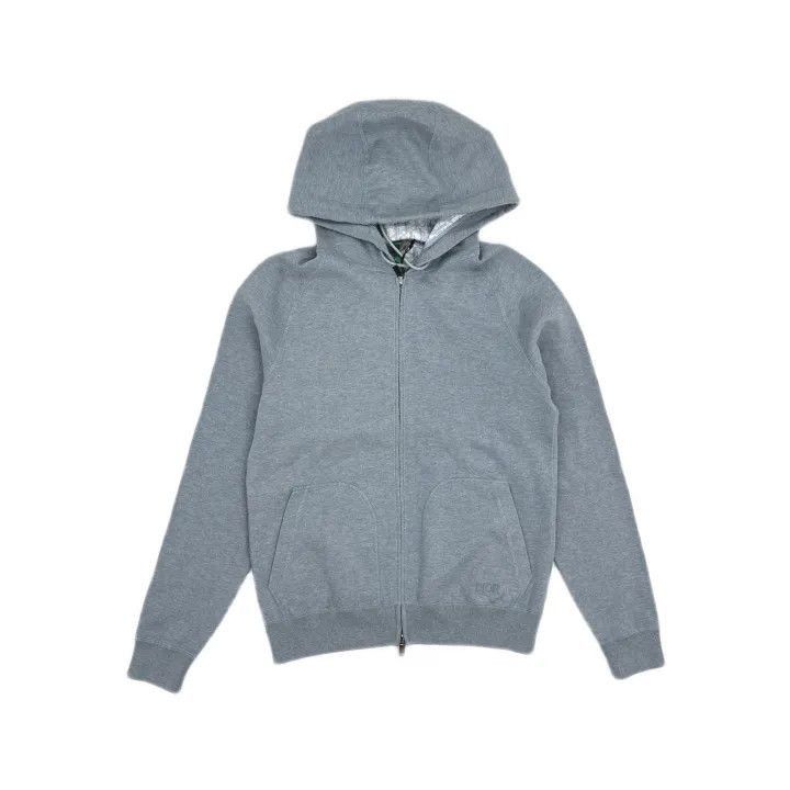 Dior Dior Men's Zip Hooded Sweatshirt in Steel Blue 0079-2