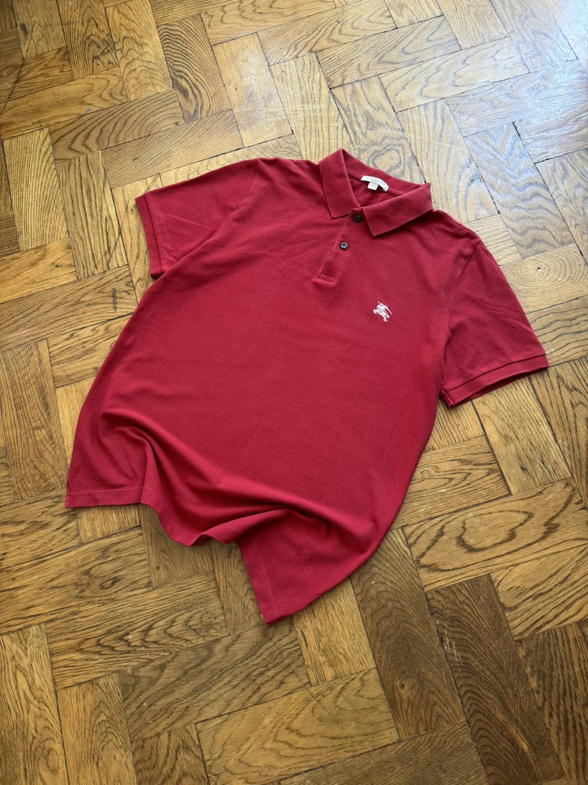 Burberry × Designer × Vintage Burberry logo polo t shirt Size US L / EU 52-54 / 3 - 1 Thumbnail