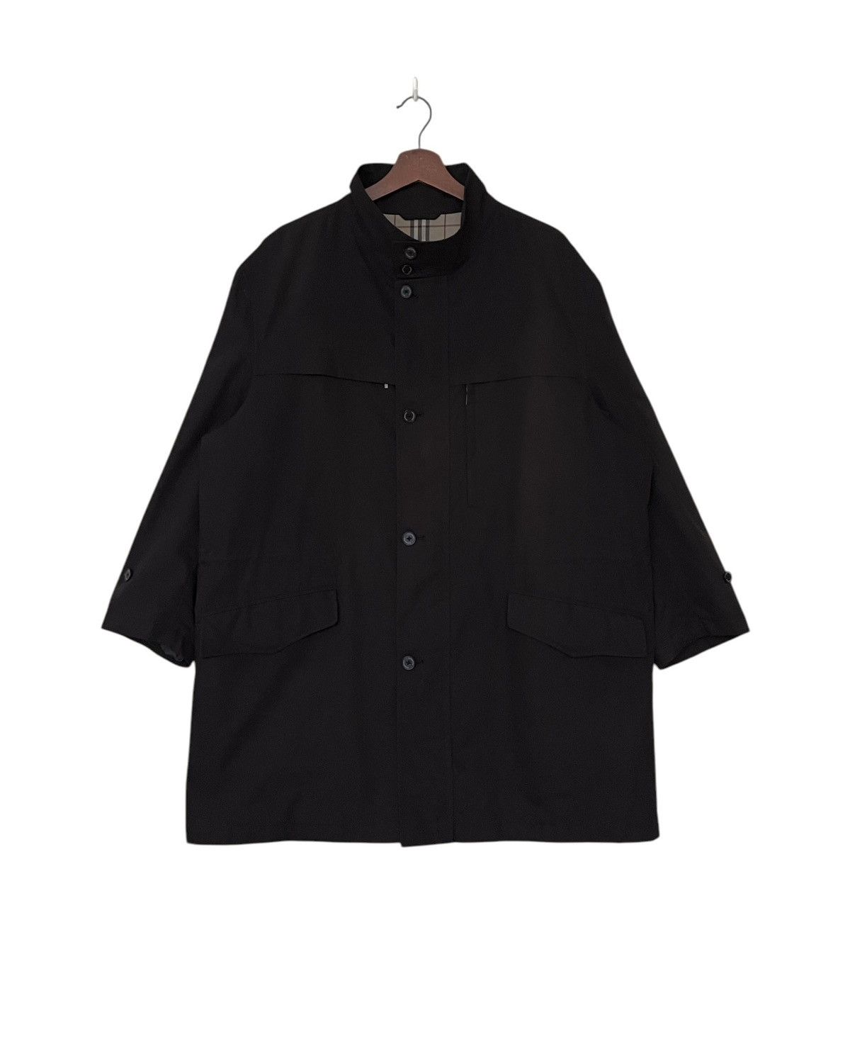 Burberry × Vintage Vintage Brand Burberry Checkered Sun Faded Trench Coat 2000s Size US M / EU 48-50 / 2 - 1 Thumbnail