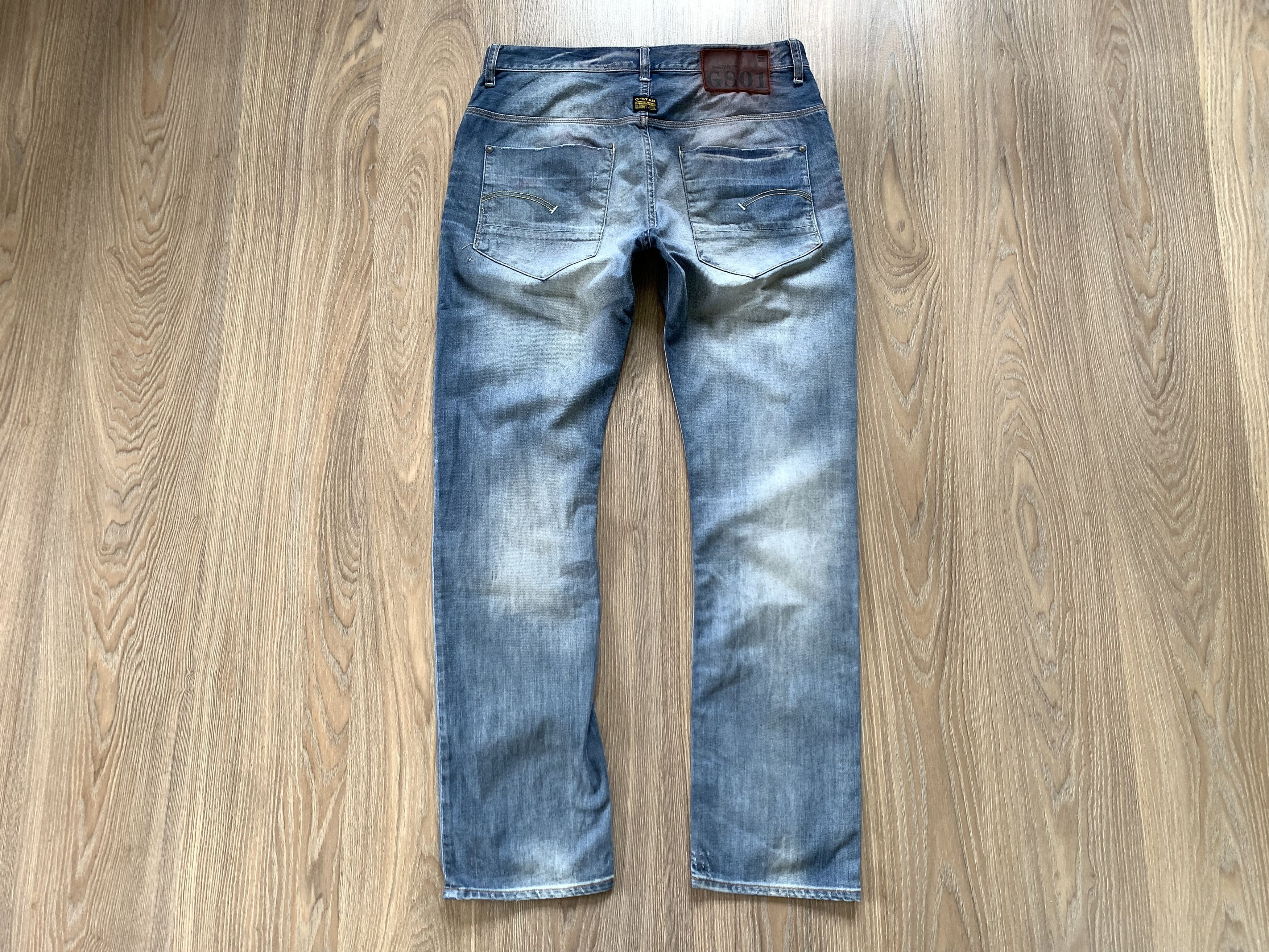 G-Star G Star Raw New Radar Tapered Distressed Jeans Size US 34 / EU 50 - 3 Thumbnail