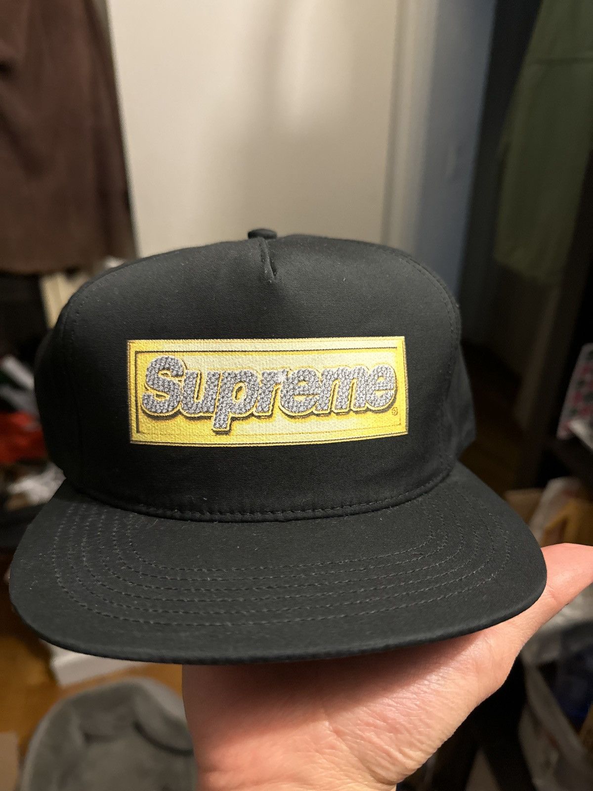 Supreme Supreme Bling Logo Cap Hat Size ONE SIZE - 3 Thumbnail