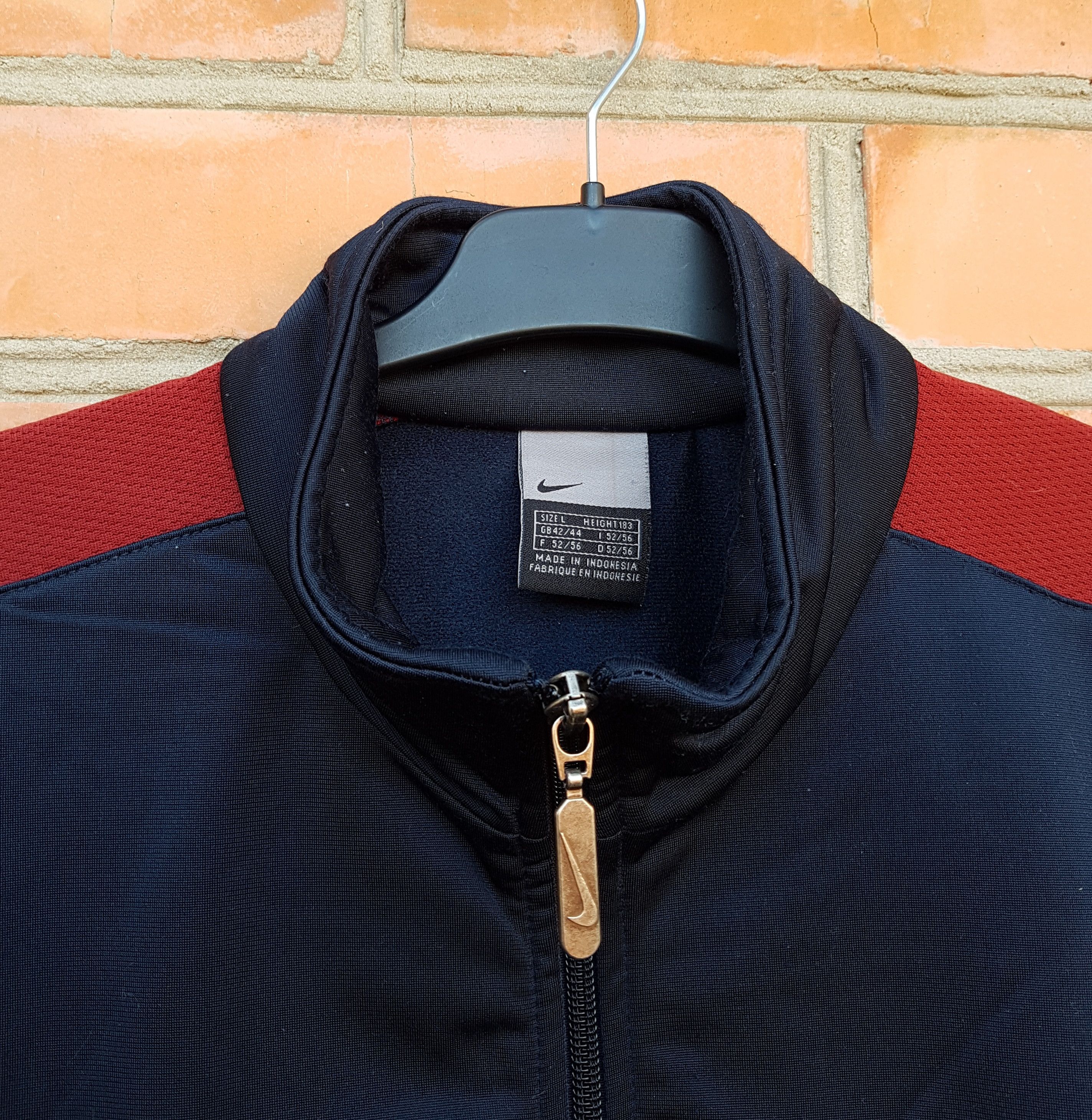 Nike y2k Vintage Nike Track Top Full Zip Jacket sz L Size US L / EU 52-54 / 3 - 4 Thumbnail