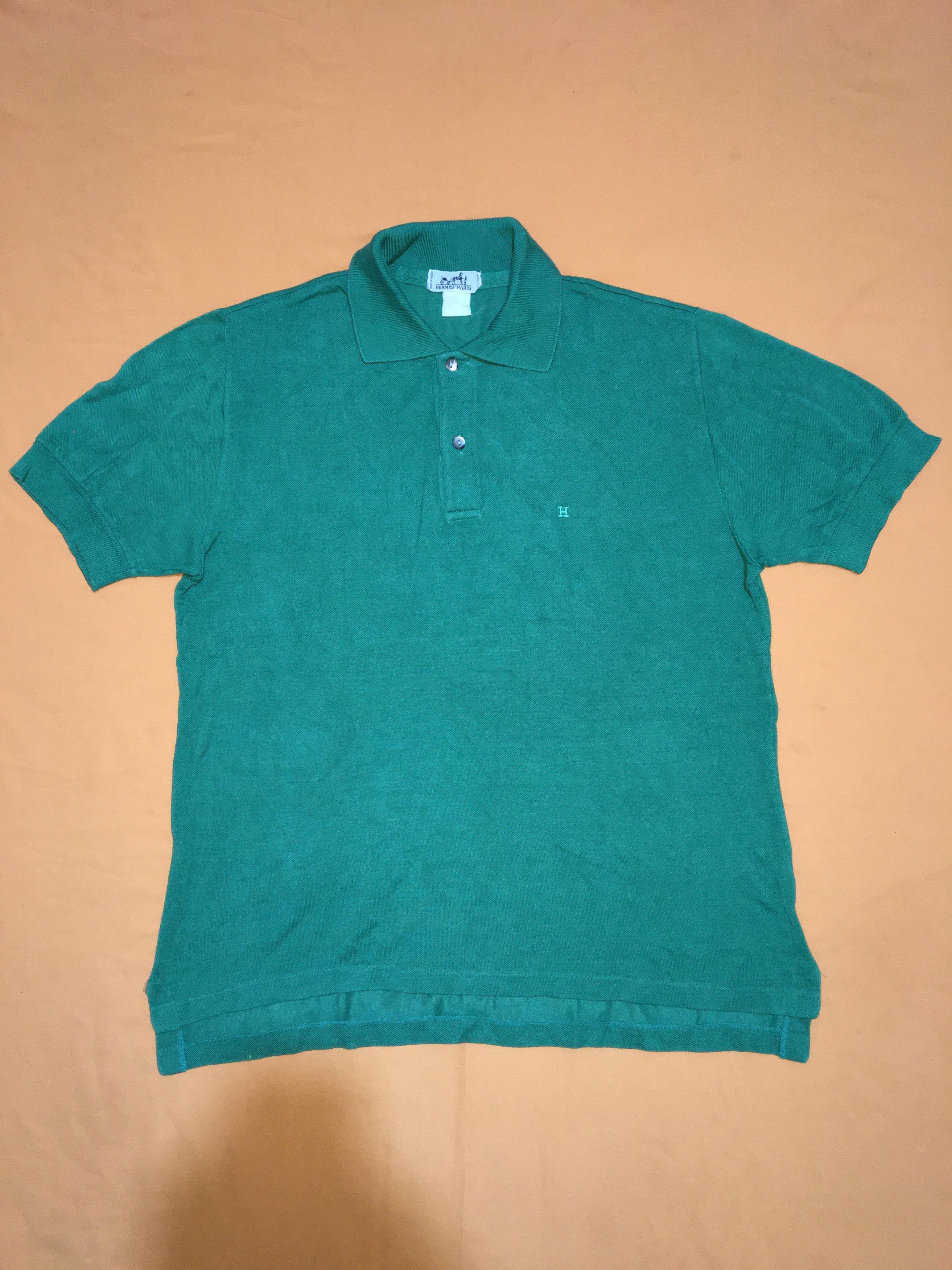 HERMES ポロシャツ　polo shirts 70s 80s 90s Vintage Hermes Polo Shirt