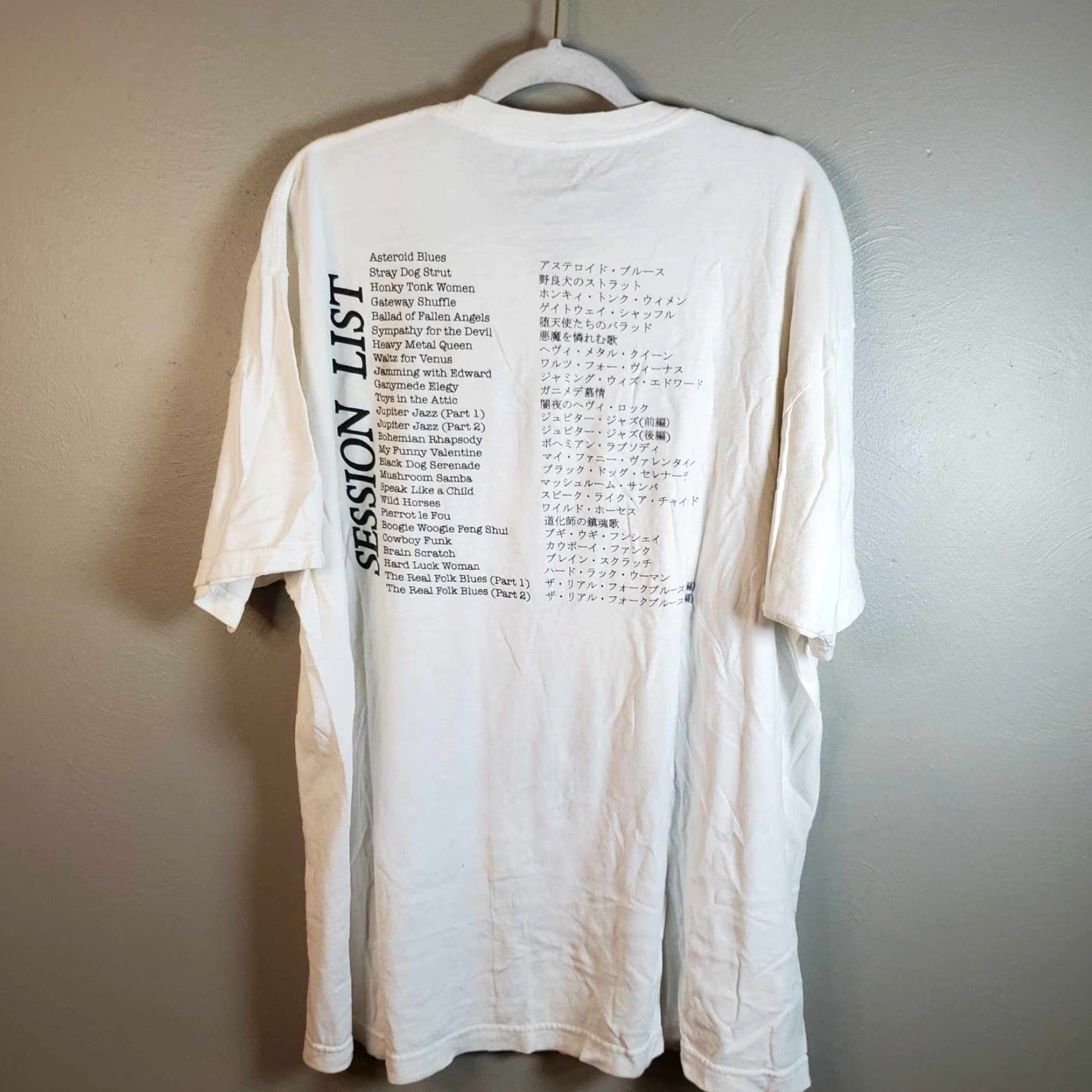 Vintage RARE Cowboy Bebop T Shirt Sunrise Funimation Space Cowboy 2XL White Cotton Short Sleeve Mens Size US XXL / EU 58 / 5 - 3 Thumbnail