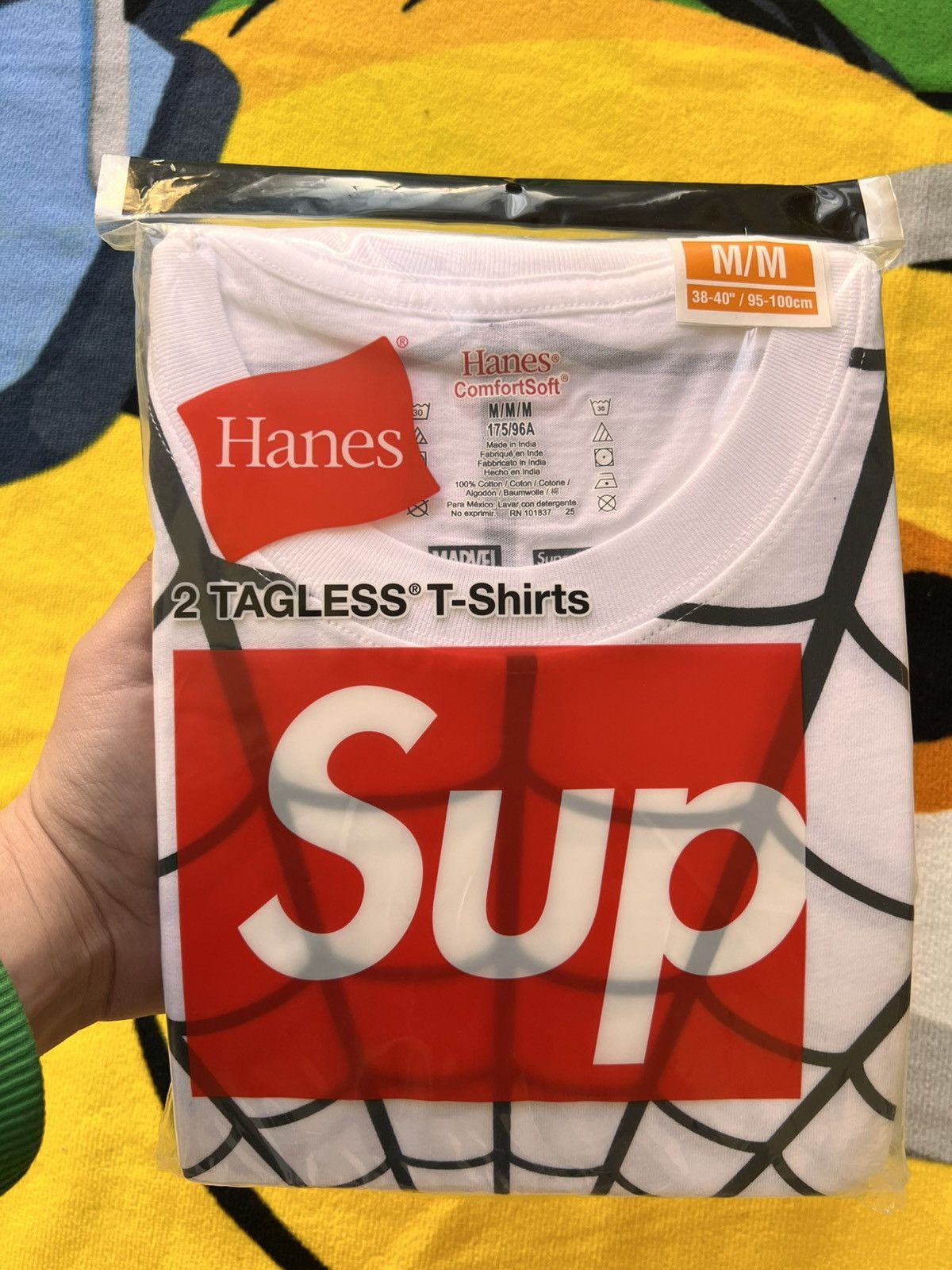 Supreme M Supreme x Marvel Spider-Man Web T-Shirt 2-Pack White Size US M / EU 48-50 / 2 - 11 Thumbnail