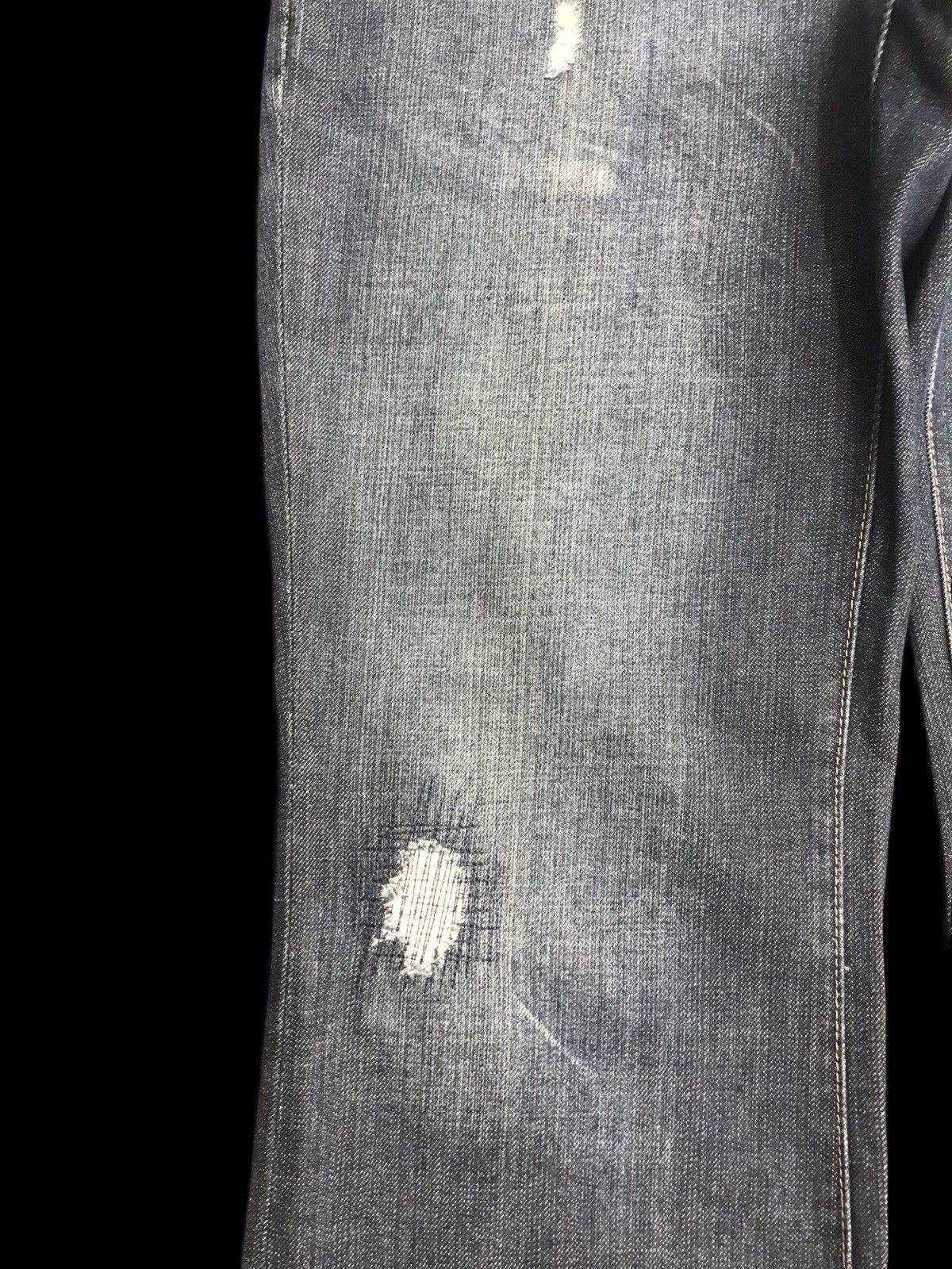 Japanese Brand 💥FLARE💥RUSH HOUR Japan Distressed Flare Jeans F44 Size US 33 - 10 Thumbnail