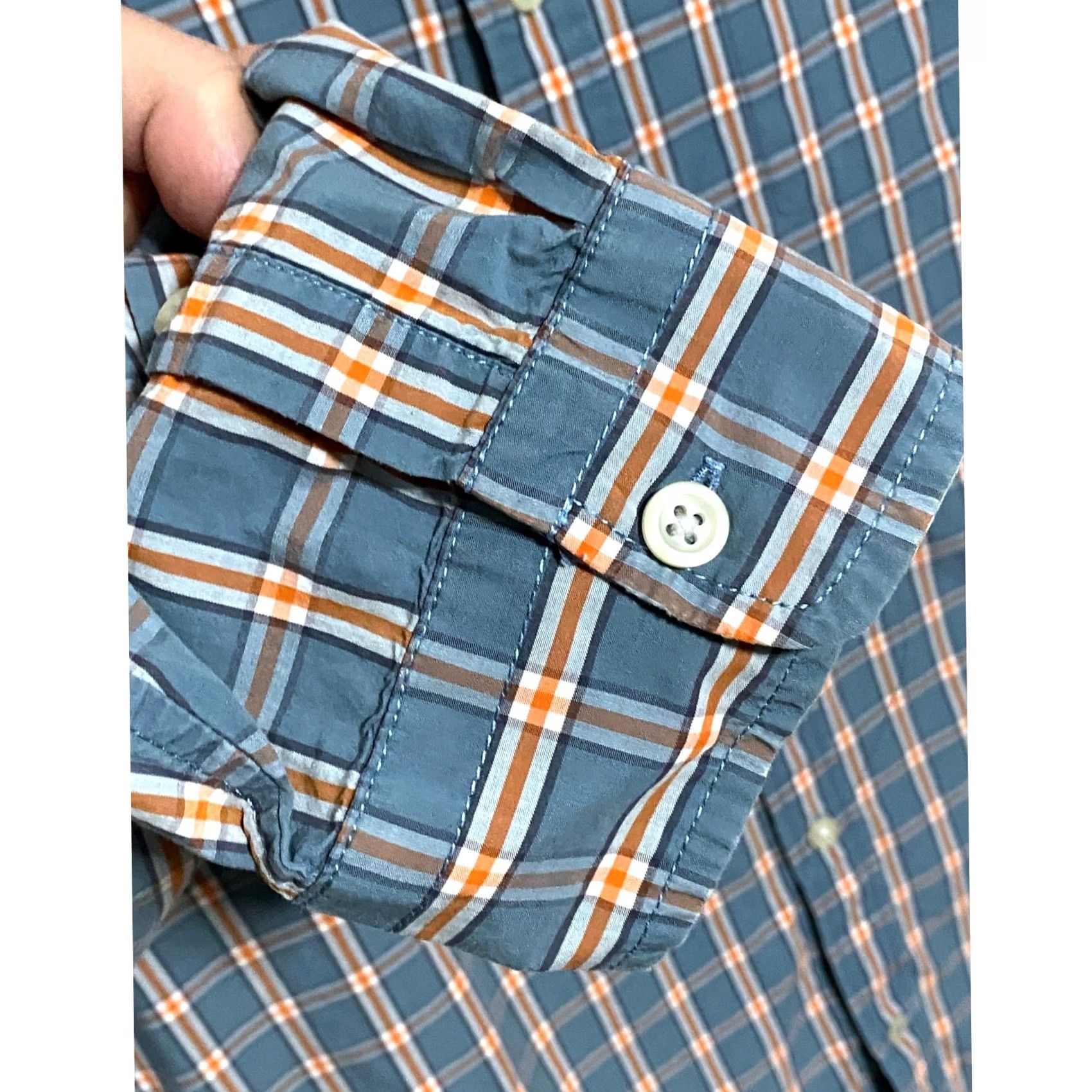 Gap Gap Plaid Button Front Shirt Mens XL Business Casual Classic Preppy Y2K Lived-In Size US XL / EU 56 / 4 - 4 Thumbnail
