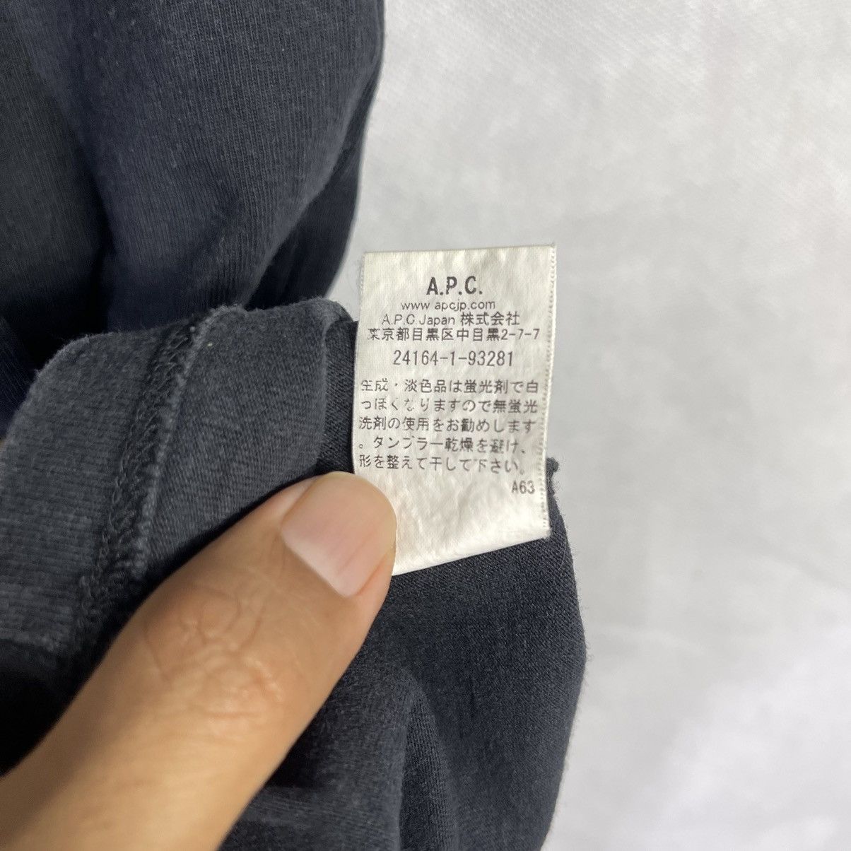 A.P.C. A.P.C. Japan Plain Pocket Tshirt Size US M / EU 48-50 / 2 - 6 Thumbnail