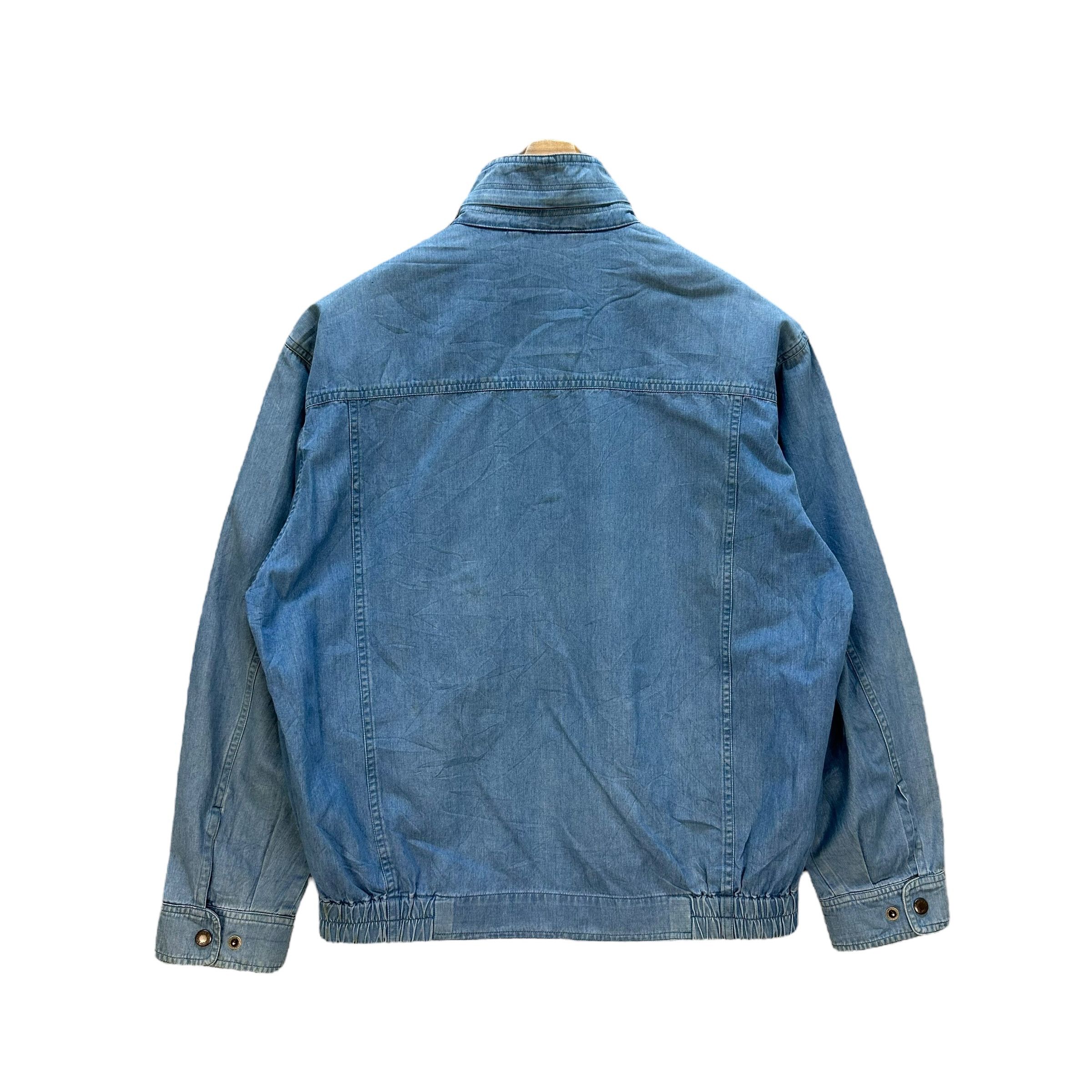 Burberry Vintage 90's BURBERRYS Jeans Jacket #1495-A62 Size US L / EU 52-54 / 3 - 15 Thumbnail