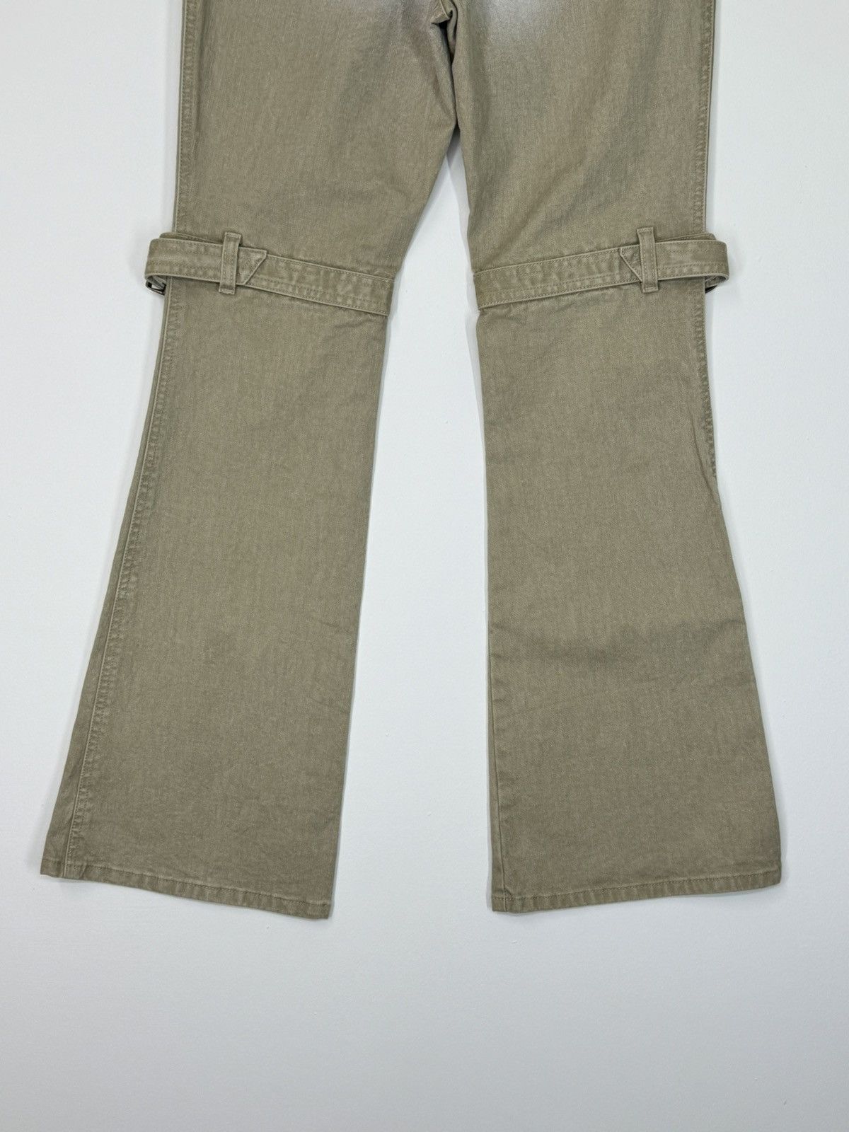 Hysteric Glamour × Japanese Brand × Vintage Flare Livre Claire Stretch Bondage Tornado Mart Style Size US 26 / EU 42 - 9 Thumbnail