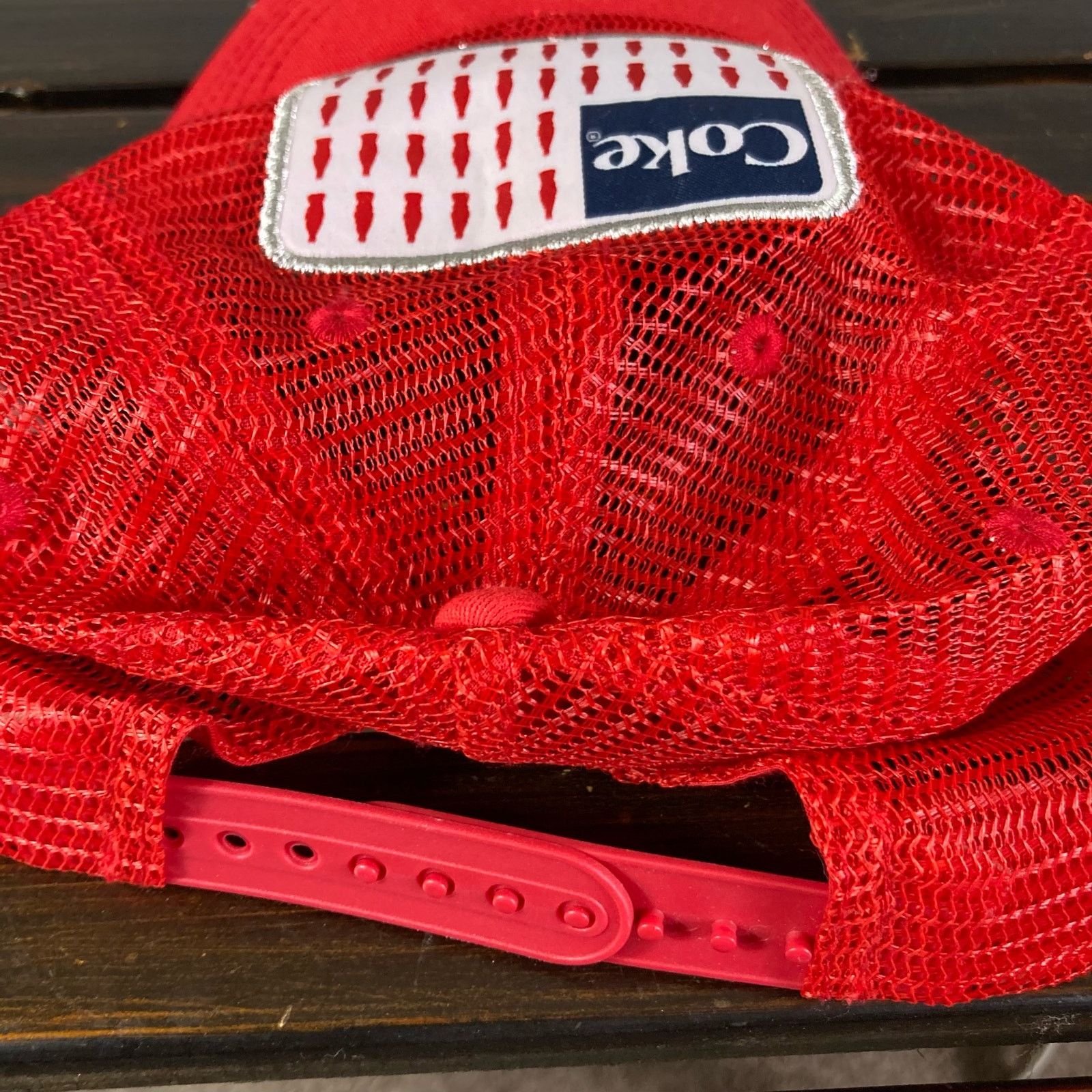 Other Coke Hat Snapback Cap Red Flag Coca-Cola Cap Style Retro Size ONE SIZE - 4 Thumbnail