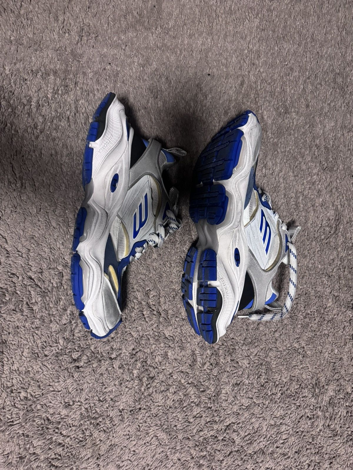 Balenciaga Balenciaga Cargo Sneakers gray and blue Size US 10.5 / EU 43-44 - 2 Thumbnail