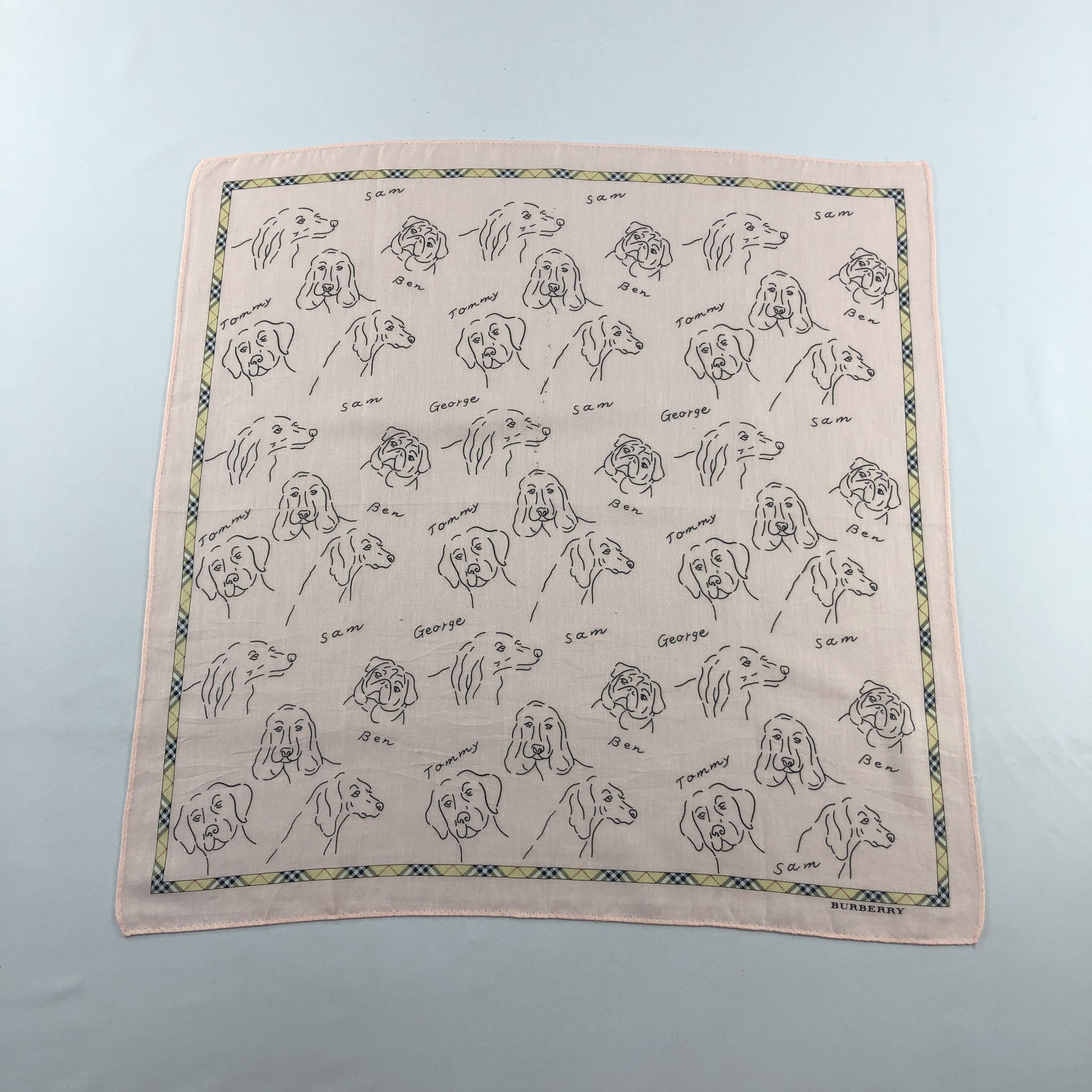 Burberry Burberry Handkerchief Neckerchief Bandana H3095 Size ONE SIZE - 1 Thumbnail