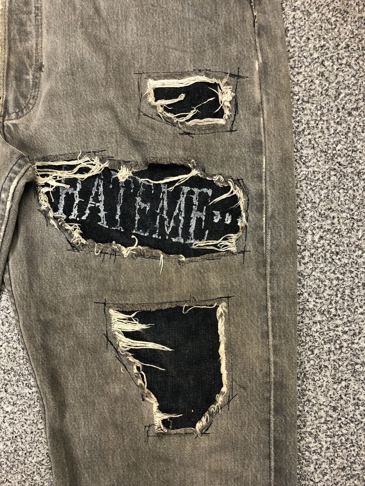 Japanese Brand × Levi's × Vintage Vintage Levis 511 Distressed Patches Kurt Cobain Style Jeans Size US 34 / EU 50 - 6 Thumbnail