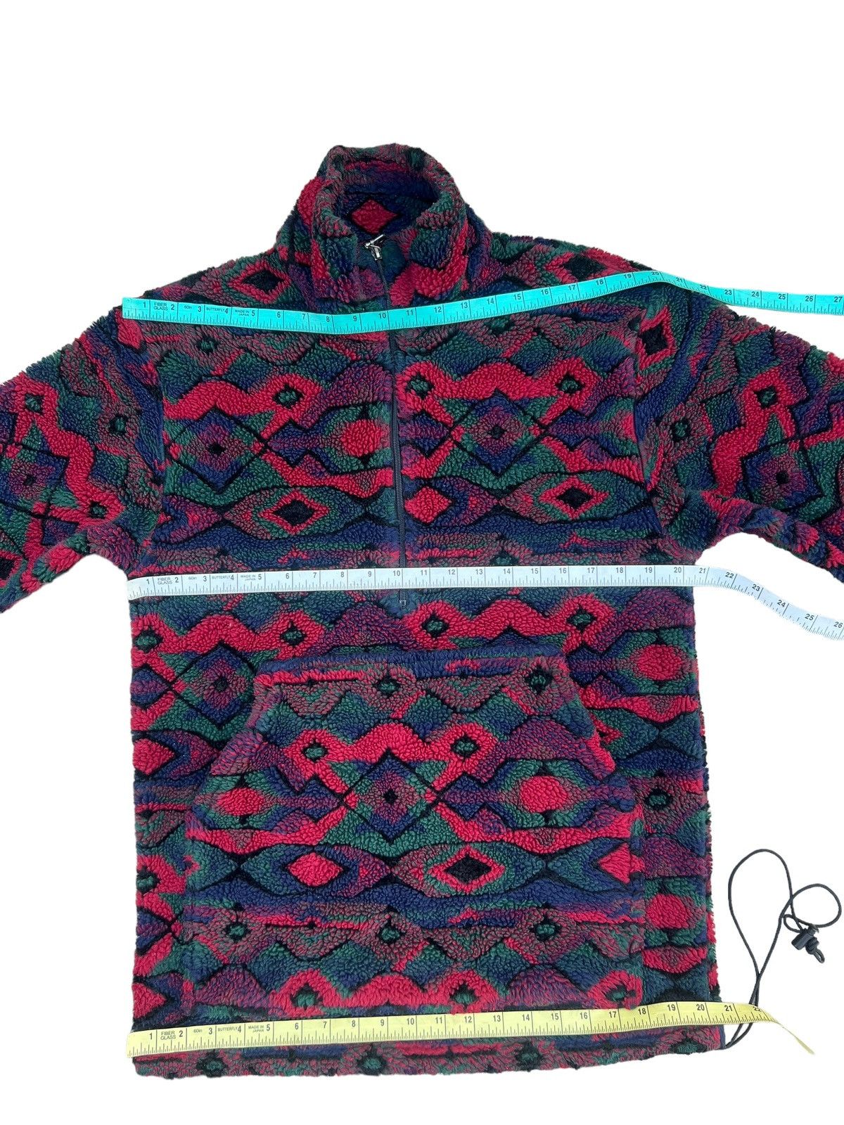 Woolrich Woolen Mills Vintage 90s WOOLRICH Usa Tribal Pullover Bulky Fleece Jacket Size US S / EU 44-46 / 1 - 3 Thumbnail