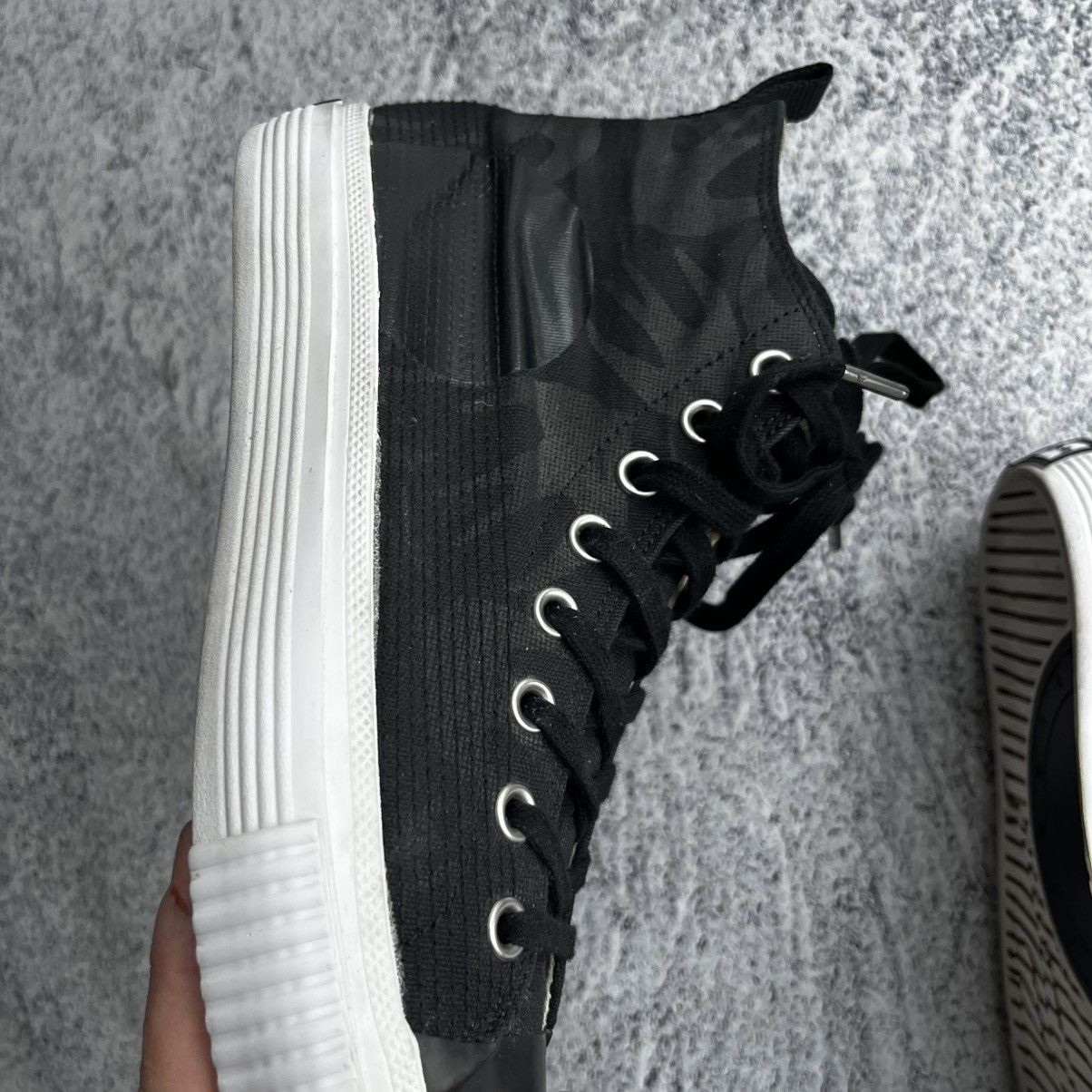 Alexander McQueen McQ Alexander McQueen Black Plimsoll High Top Sneakers Size US 8 / EU 41 - 11 Thumbnail