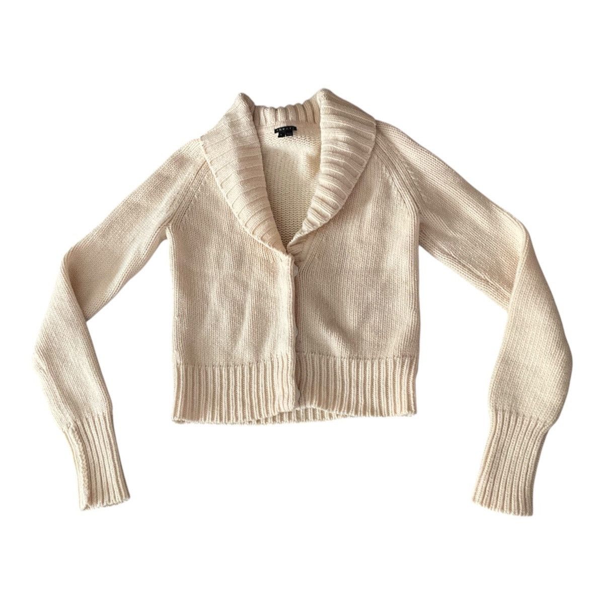 Theory Theory Sweater Women Cream Large Wool Cashmere Size L / US 10 / IT 46 - 1 Thumbnail