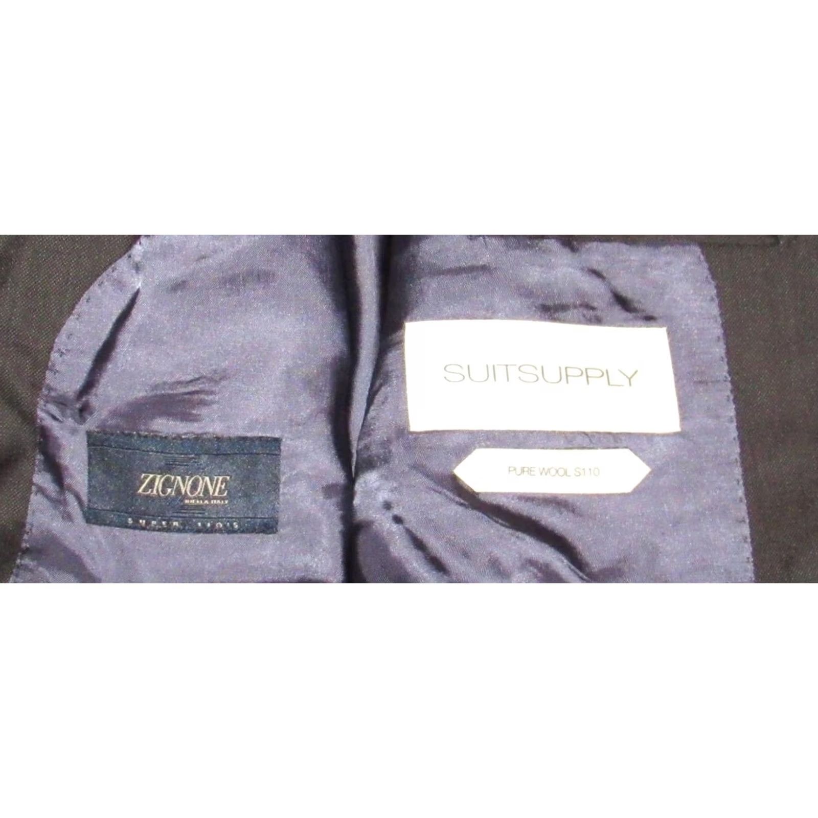 Suitsupply Suitsupply Napoli Blazer Charcoal Grey Wool Single Breasted Regular 44 Long Mens Blazer Size 44R - 5 Thumbnail