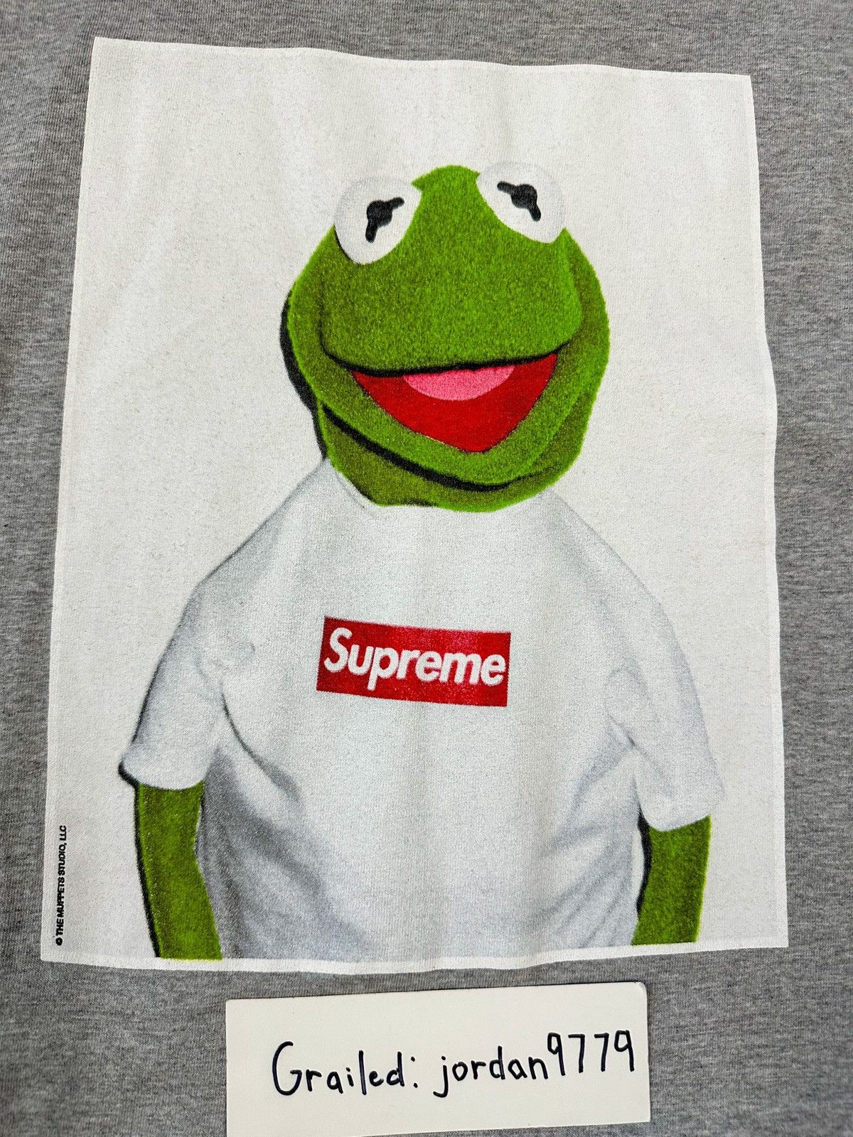 Supreme × Vintage Supreme Kermit Photo Tee OG 2008 Grey Large Size US L / EU 52-54 / 3 - 3 Thumbnail