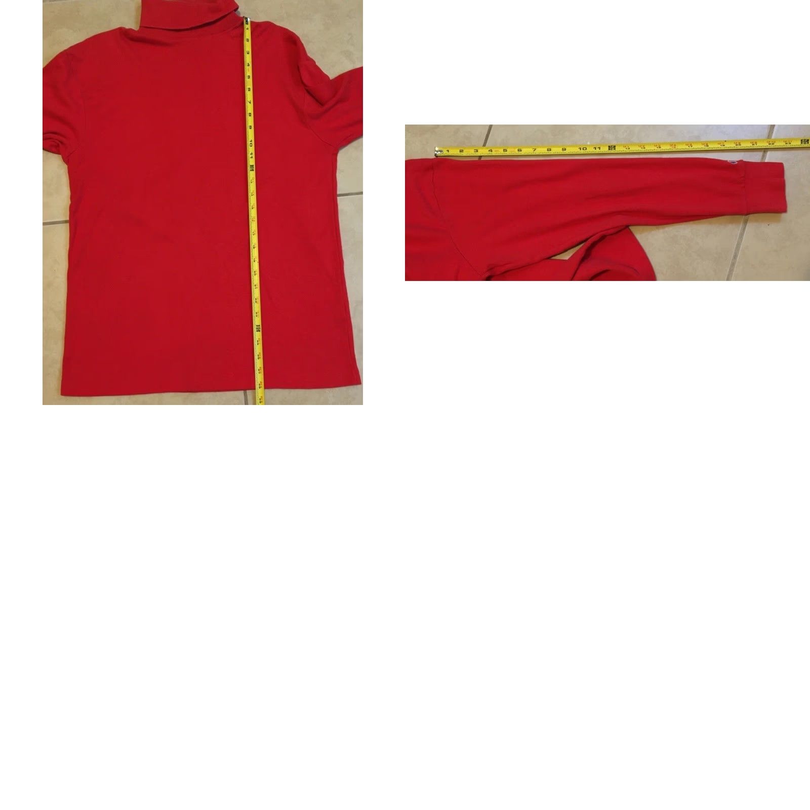 Champion VINTAGE Champion Turtleneck Shirt L USA Track Sports Surf Skate Grunge 80s 90s Men Red Blue Graphic Tee N/A Size US L / EU 52-54 / 3 - 8 Thumbnail