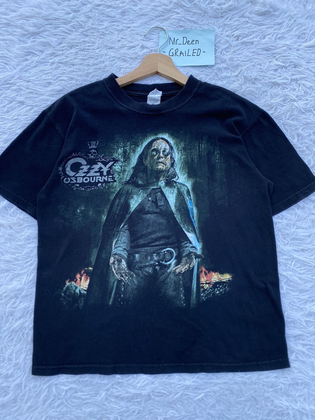 Band Tees Rare Vintage Ozzy Osbourne “Black Rain” Tshirt Size US M / EU 48-50 / 2 - 4 Thumbnail