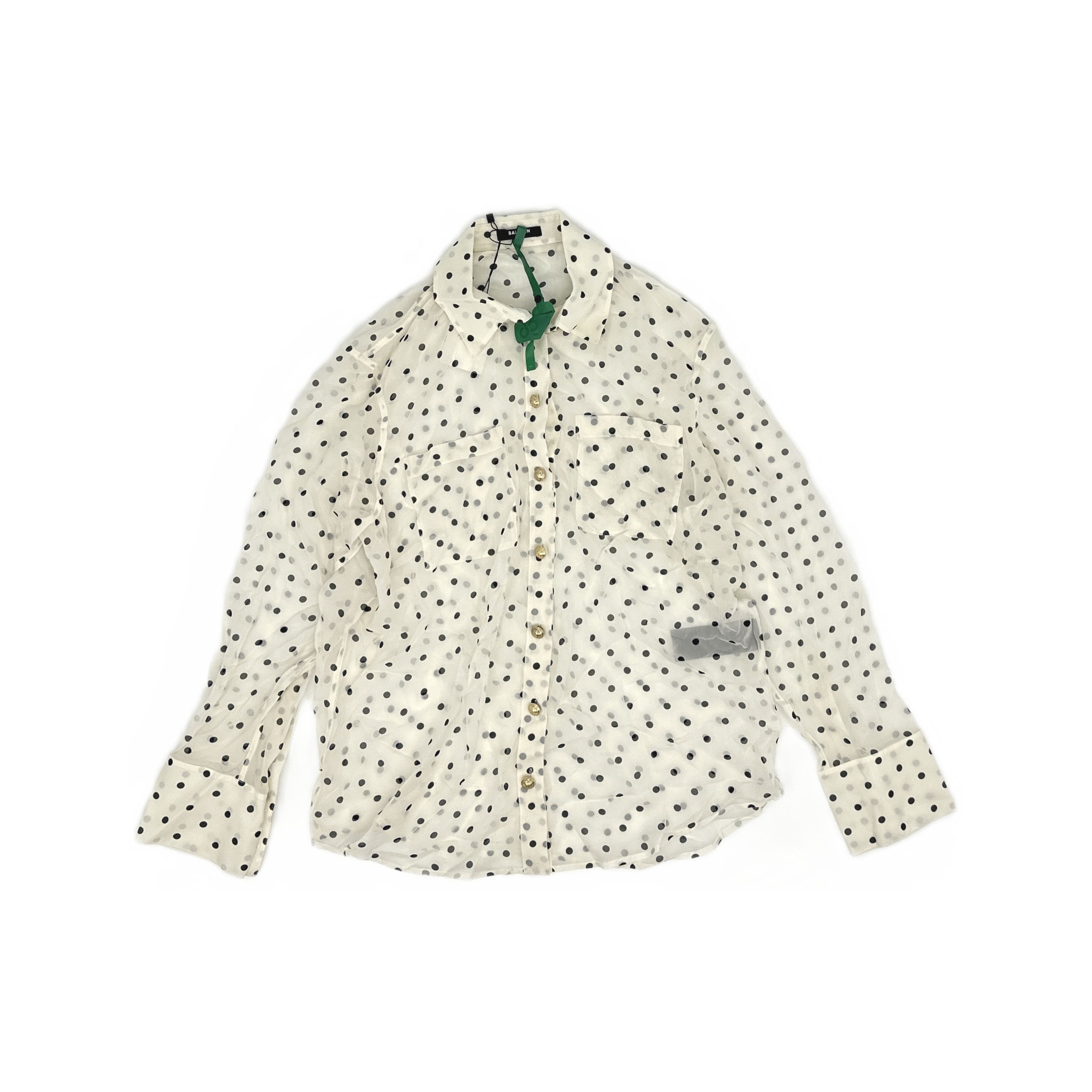 Balmain Balmain Polka Dot Button Up Shirt Size 38 Size S / US 4 / IT 40 - 1 Thumbnail