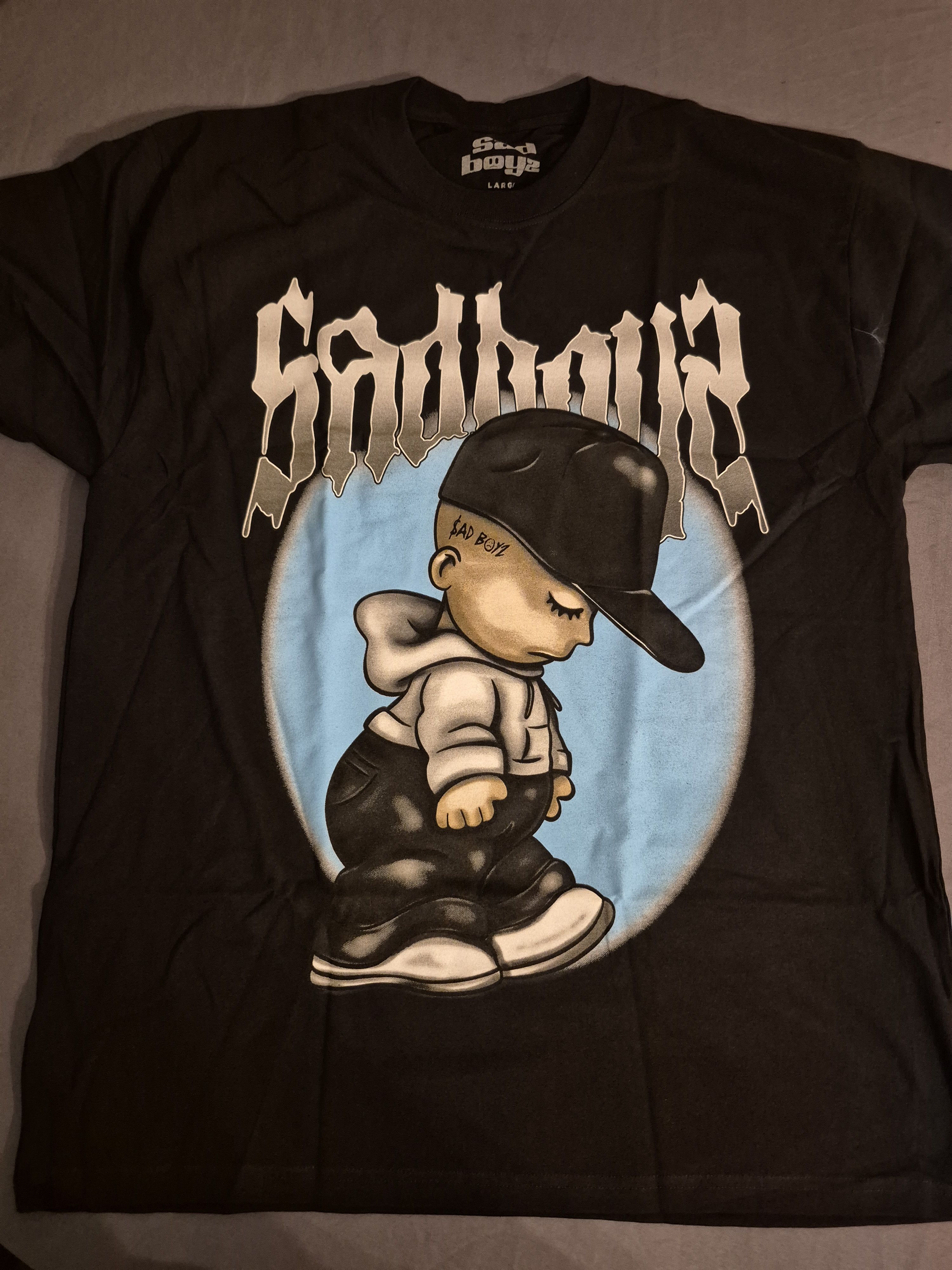 Sad Boys Sad Boys Black Tee Size Large L Size US L / EU 52-54 / 3 - 1 Thumbnail