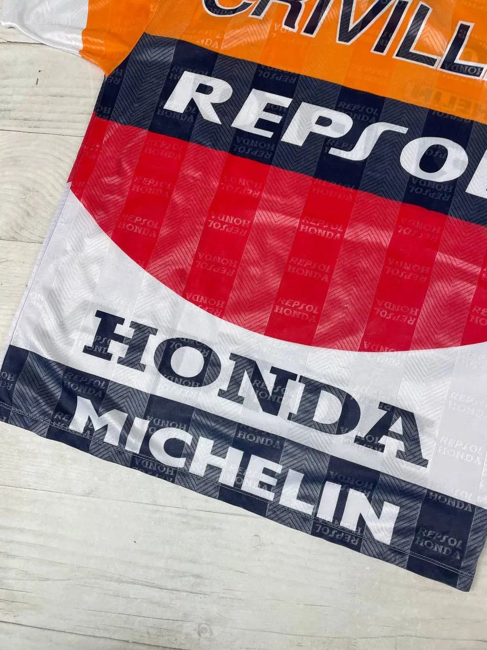 Honda Vintage Repsol Honda T-Shirt 90s Alex Criville MotoGP Bike Size US L / EU 52-54 / 3 - 17 Thumbnail