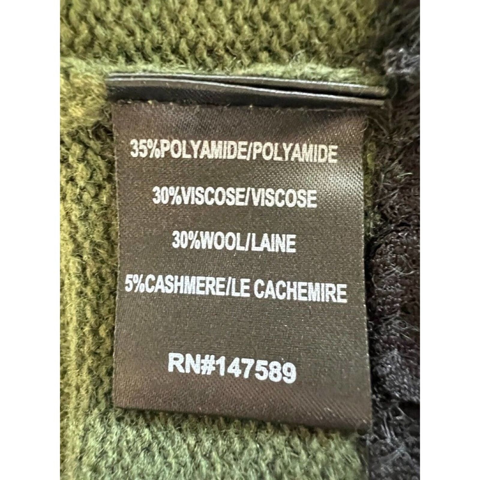 Robert Rodriguez Robert Rodriguez Army Green Wool Blend Women's Sweater XS Size XS / US 0-2 / IT 36-38 - 4 Thumbnail