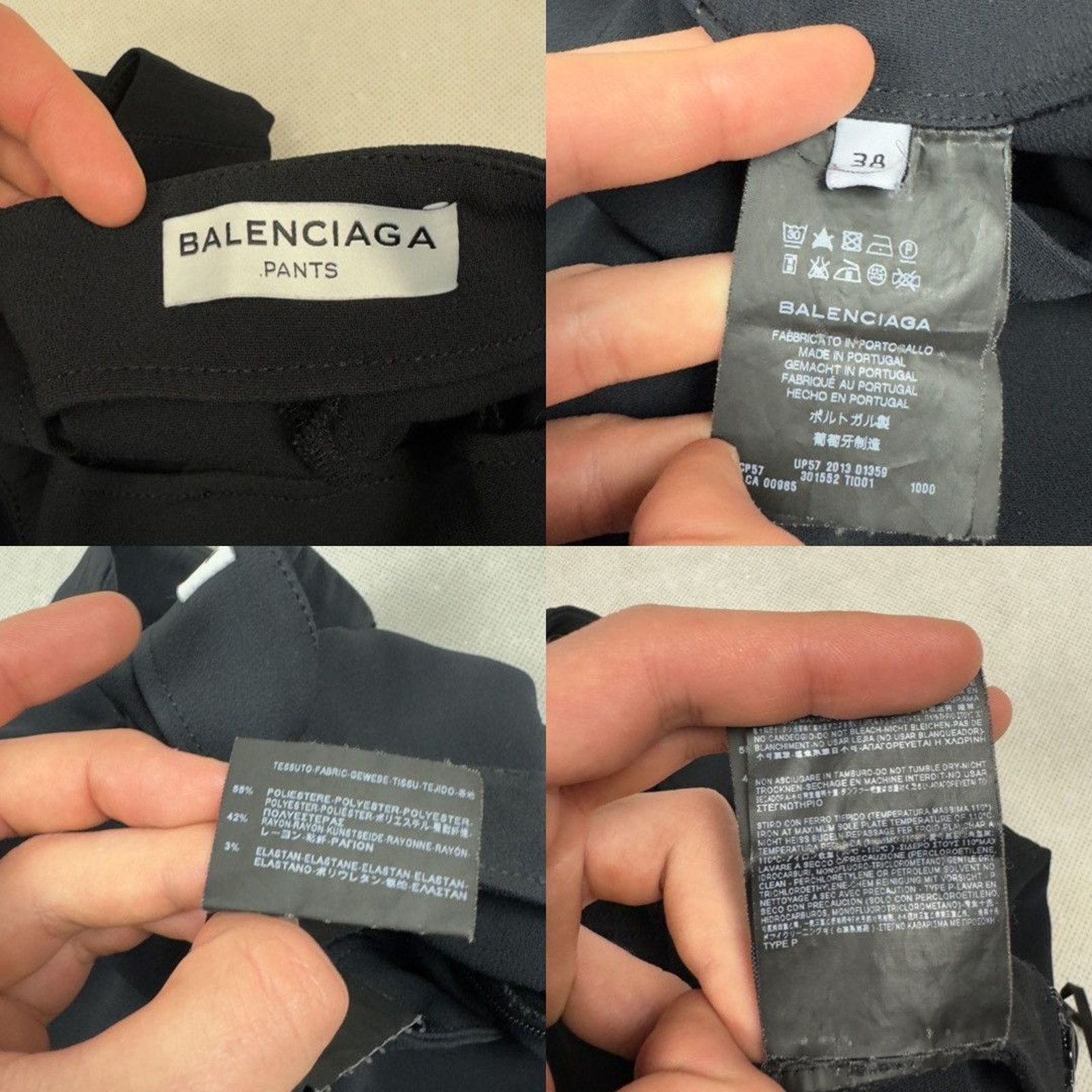 Balenciaga Balenciaga Black Pants 38 Size 38" / US 16 / IT 52 - 2 Thumbnail