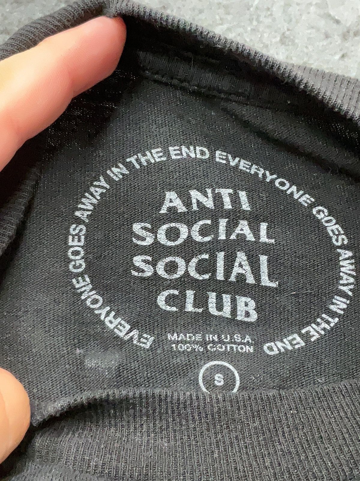 Anti Social Social Club Anti Social Social Club glow in the dark graphic tee Size S / US 4 / IT 40 - 3 Thumbnail