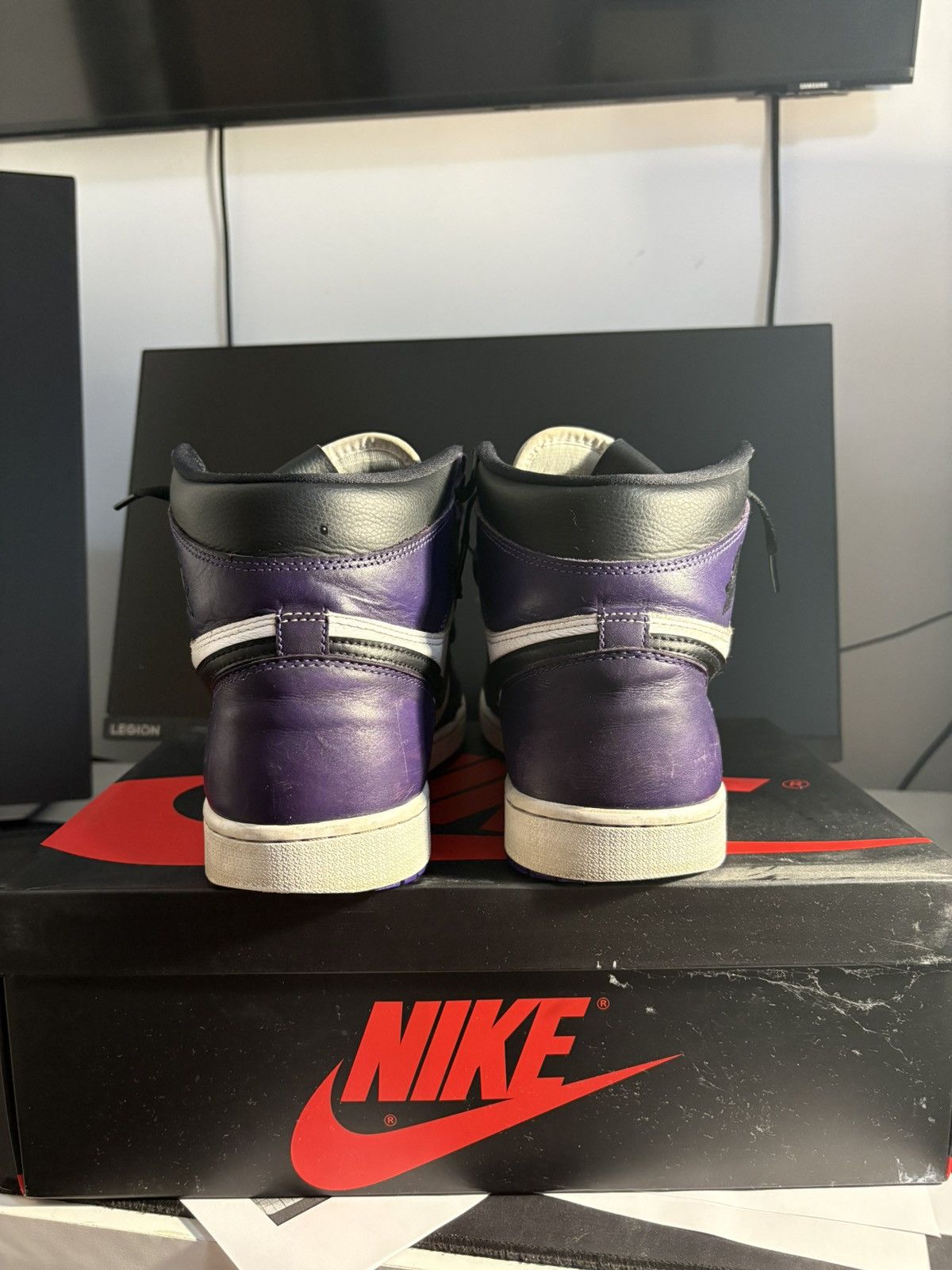 Jordan Brand Jordan 1 Court Purple Size US 14 / EU 47 - 4 Thumbnail