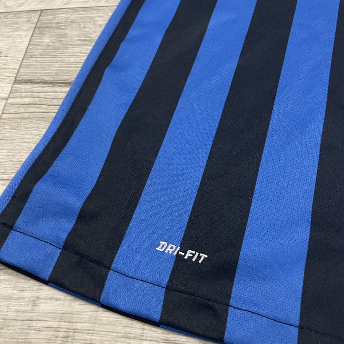 Nike PIRELLI NIKE INTER MILAN away match jersey shirt tee Size US XS / EU 42 / 0 - 3 Thumbnail