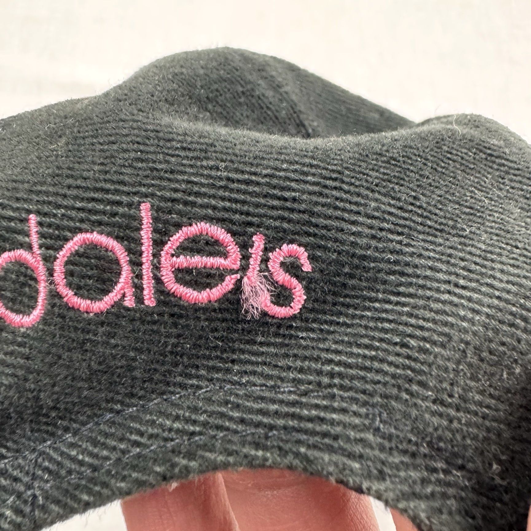 Vintage VINTAGE Jerry Leigh Barbie Snapback Hat Adult Black 90s Embroidered Women adjustable Size ONE SIZE - 4 Thumbnail