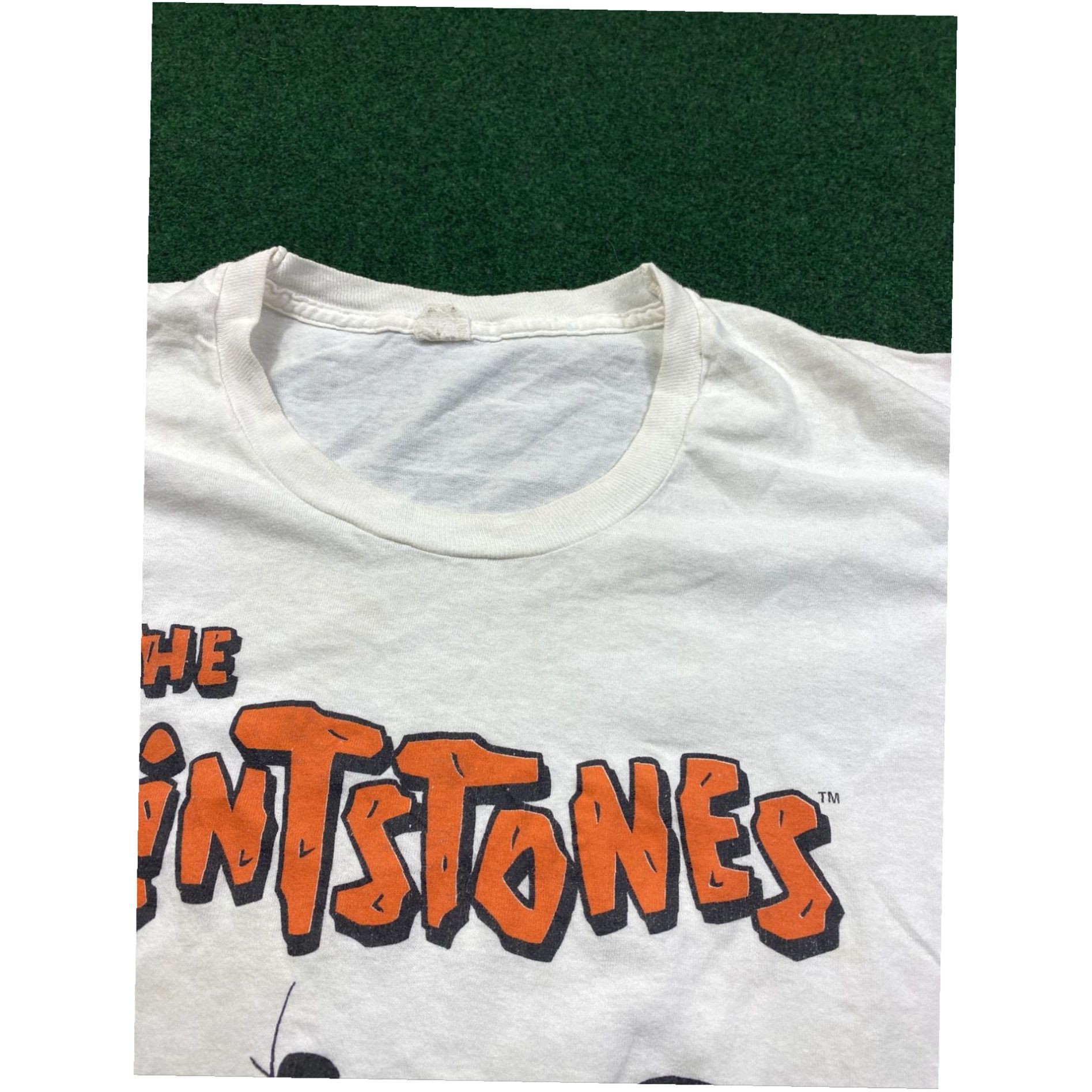 Vintage Vintage 90s Flintstones Character All Over Big Print shirt 1994 Fits Size Medium Size US M / EU 48-50 / 2 - 5 Thumbnail