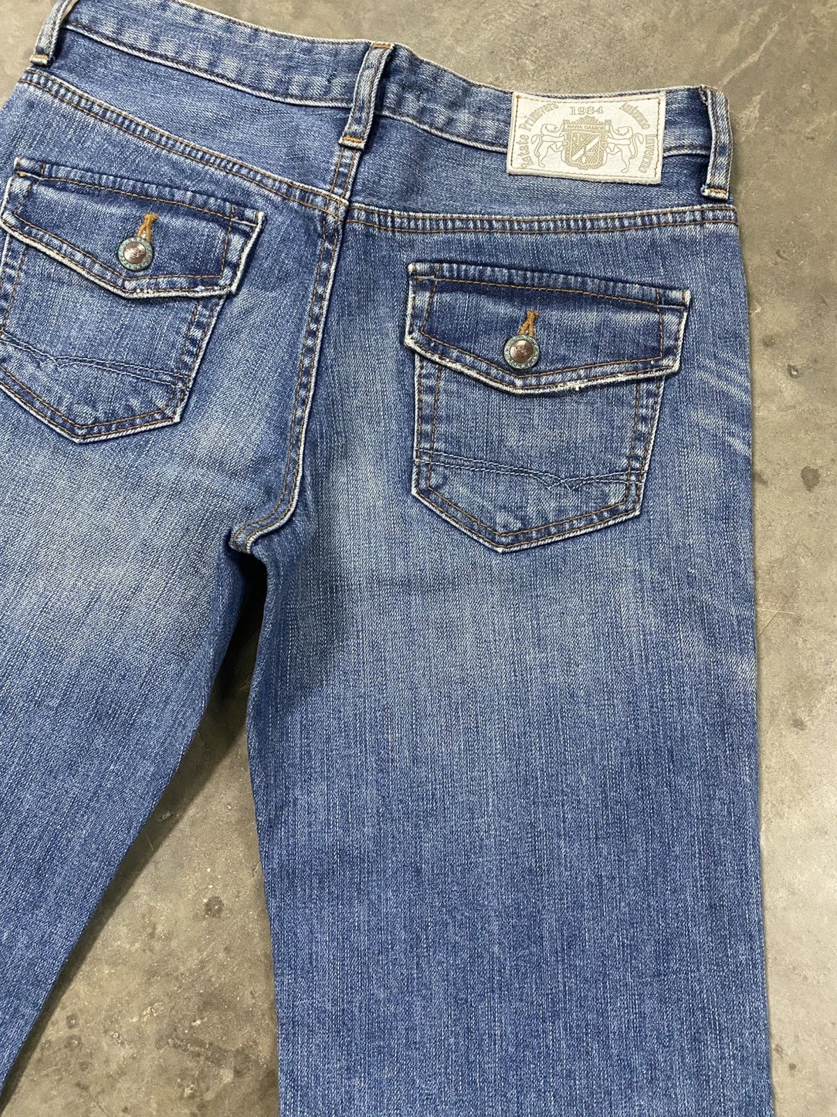 Hysteric Glamour × If Six Was Nine × Tornado Mart Flare Jeans Japanese Brappers Washed Blue @256 Size US 27 - 5 Thumbnail