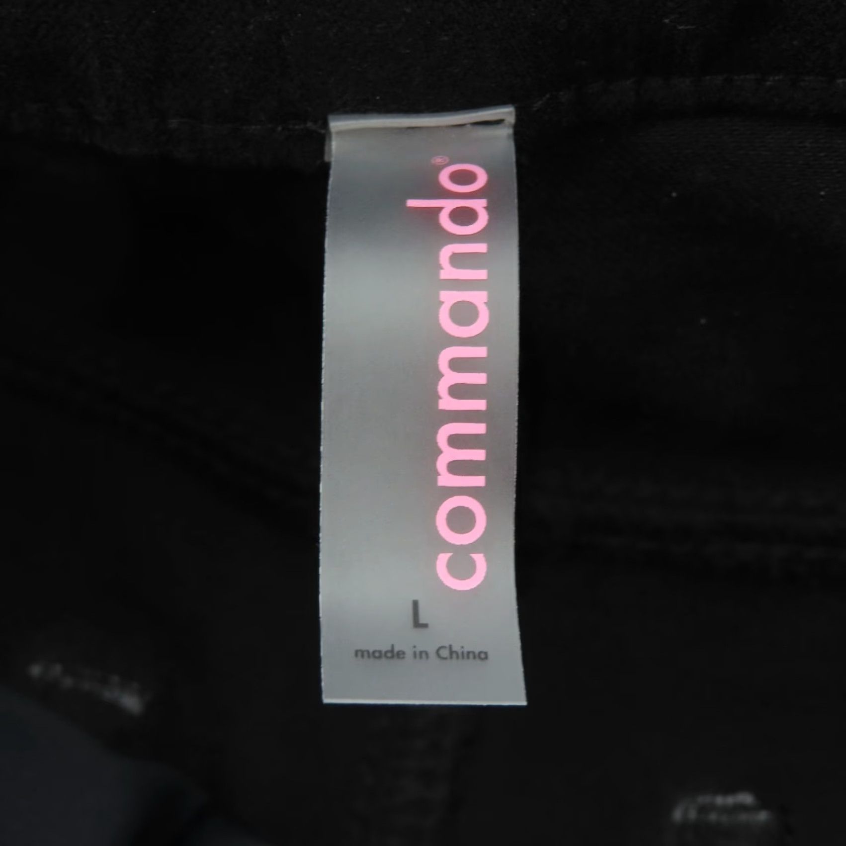 Commando Commando Womens Large Solid Black Denim Jeans Pants Bootcut Pockets High Rise Regular Size 36" / US 14 / IT 50 - 7 Thumbnail