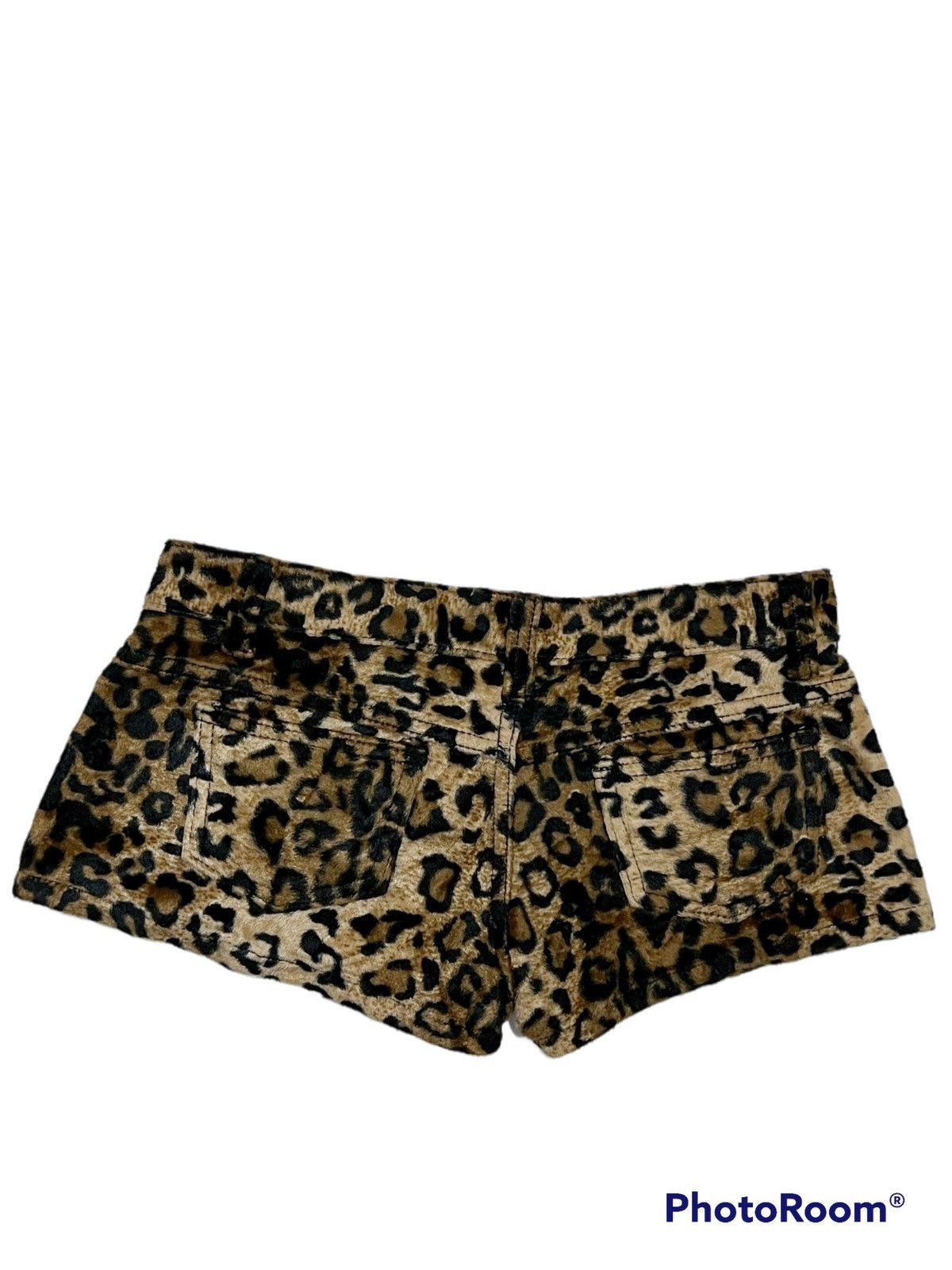Japanese Brand Super low waist gyaru faux fur shorts 🐆🖤 Size 28" / US 6 / IT 42 - 2 Thumbnail
