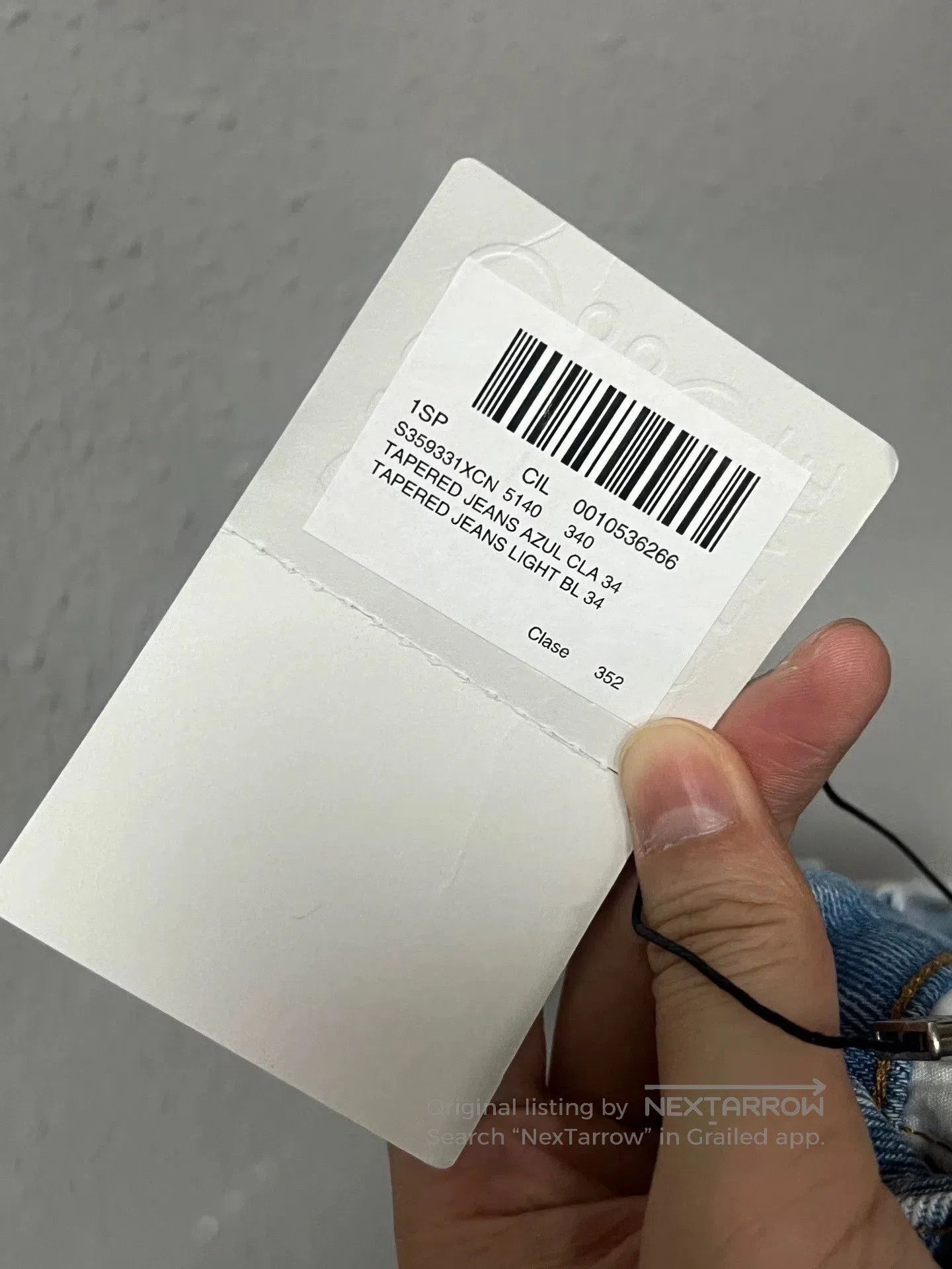 Loewe Loewe Denim Pants in Light Blue. Size US 34 / EU 50 - 4 Thumbnail