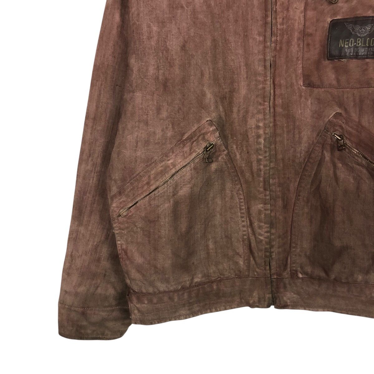 Japanese Brand 📌Vintage Leather Jacket Neo Blood Blanket Issey Miyake Size US M / EU 48-50 / 2 - 5 Thumbnail