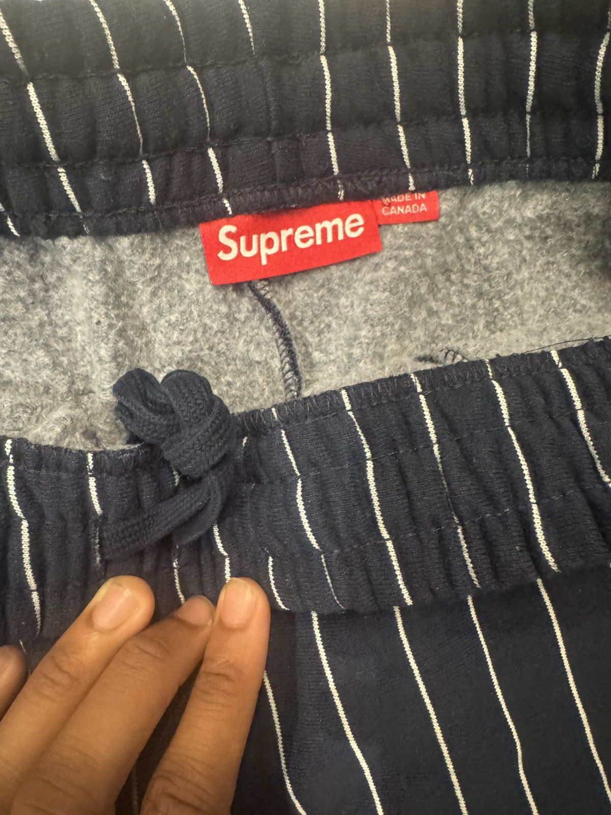 Supreme Supreme Pinstripe Sweatshort Size US 30 / EU 46 - 3 Thumbnail